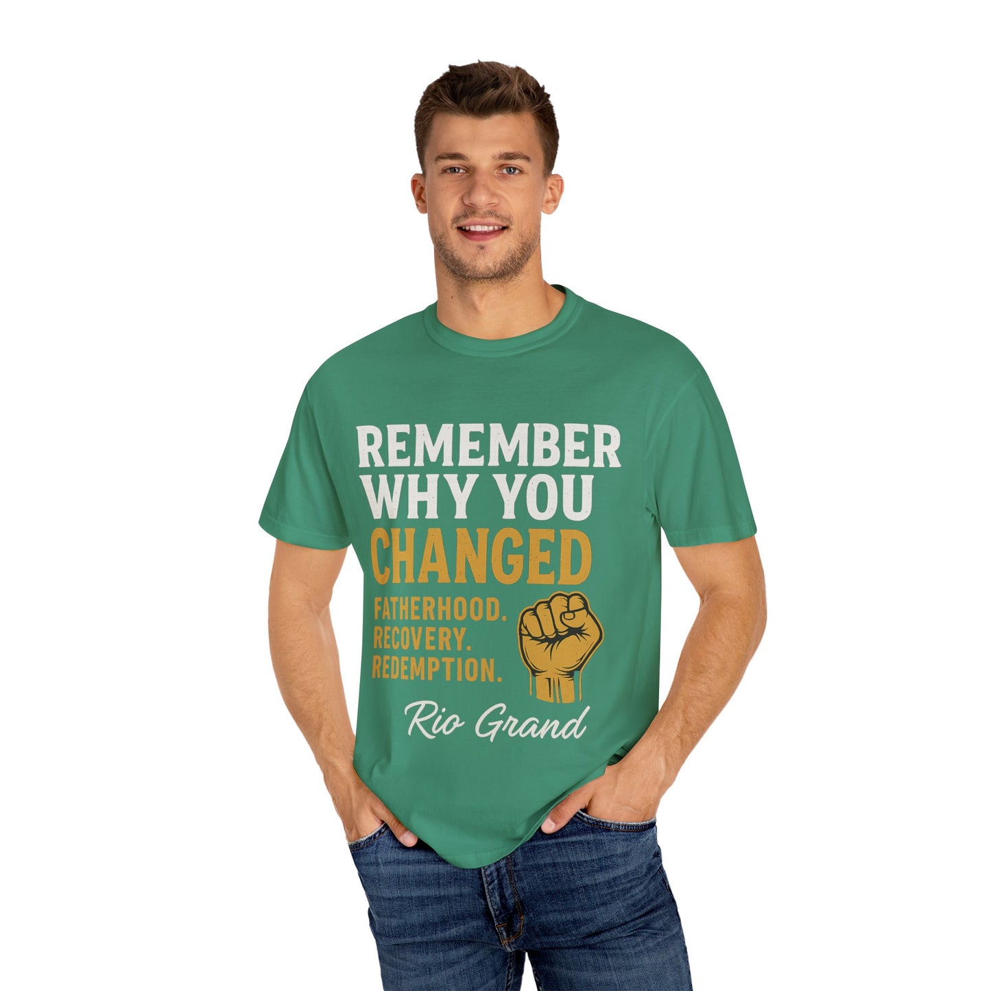 "Remember Why You Changed" — Redemption Series Tee by Rio Grand