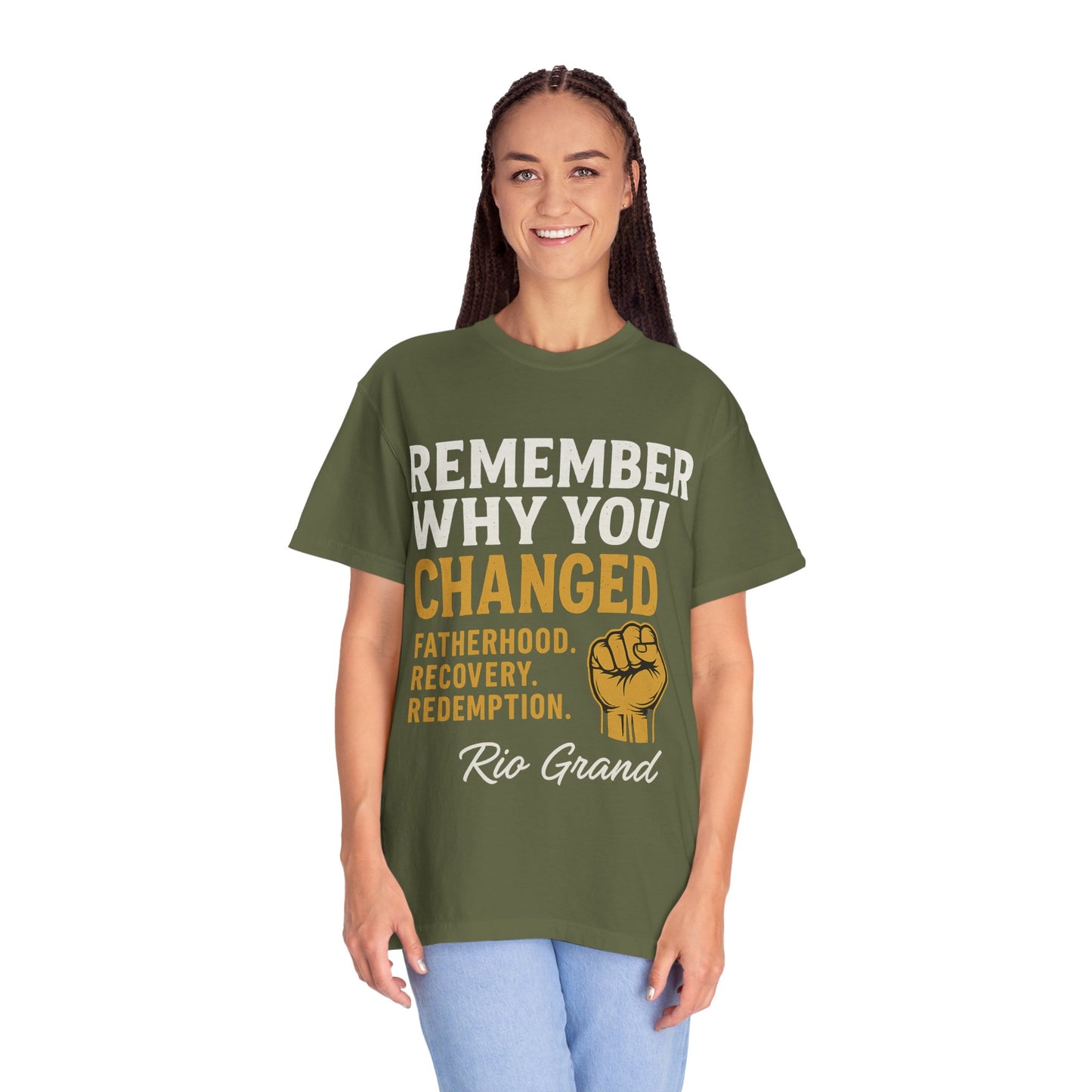 "Remember Why You Changed" — Redemption Series Tee by Rio Grand