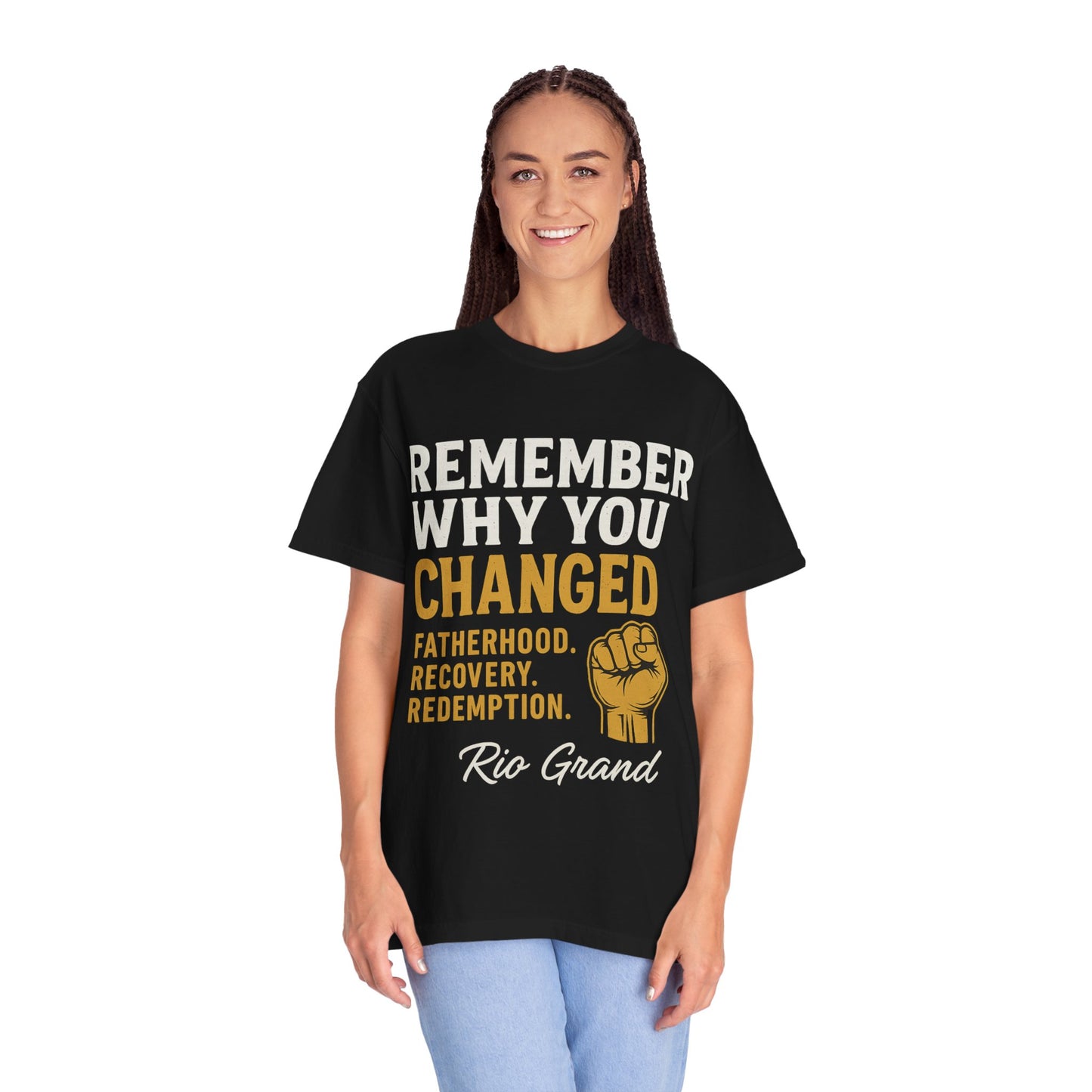 "Remember Why You Changed" — Redemption Series Tee by Rio Grand