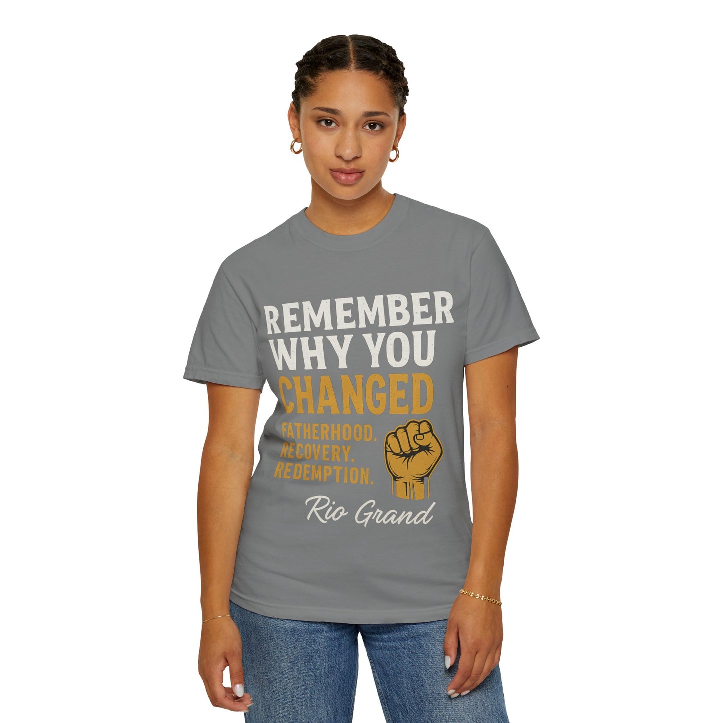 "Remember Why You Changed" — Redemption Series Tee by Rio Grand