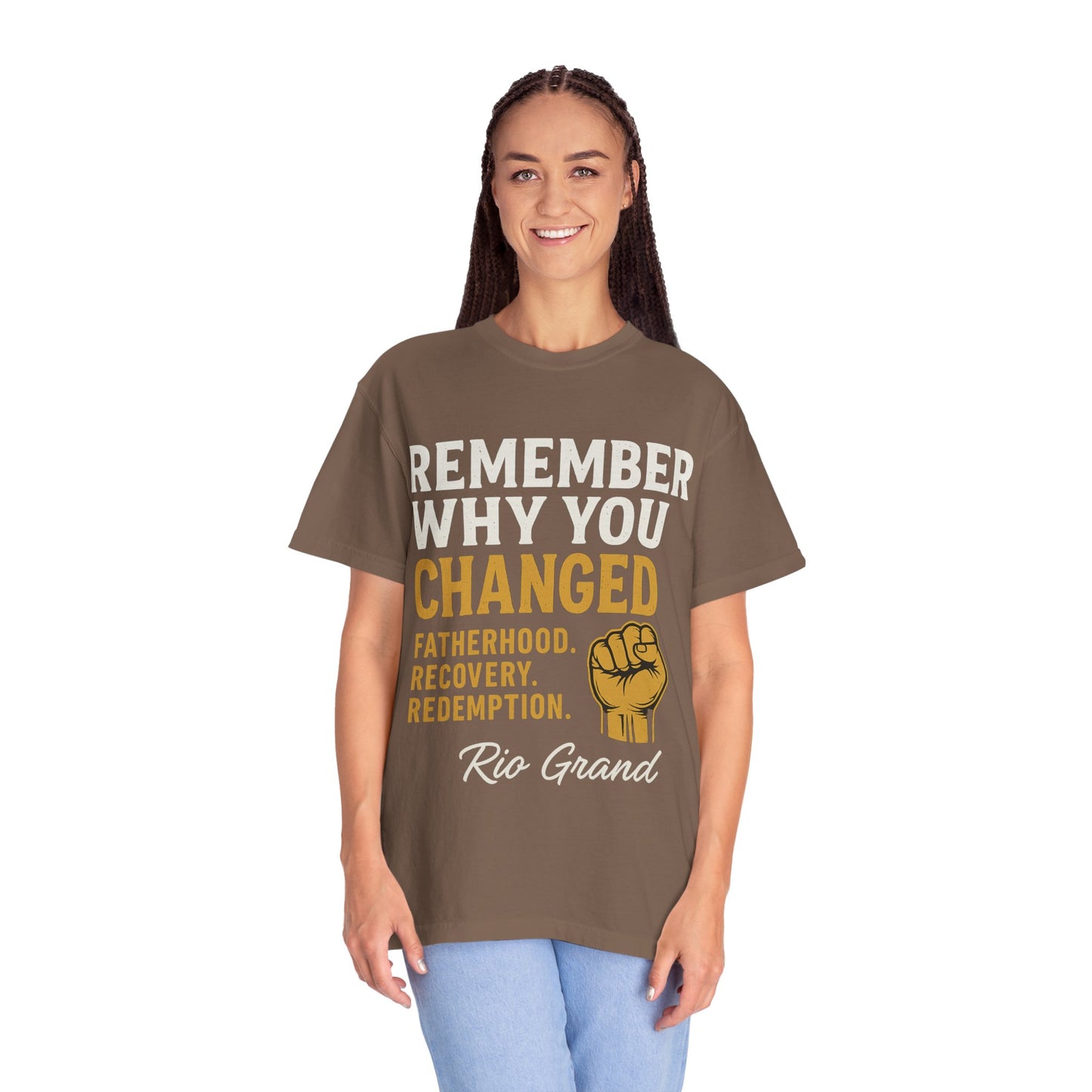 "Remember Why You Changed" — Redemption Series Tee by Rio Grand