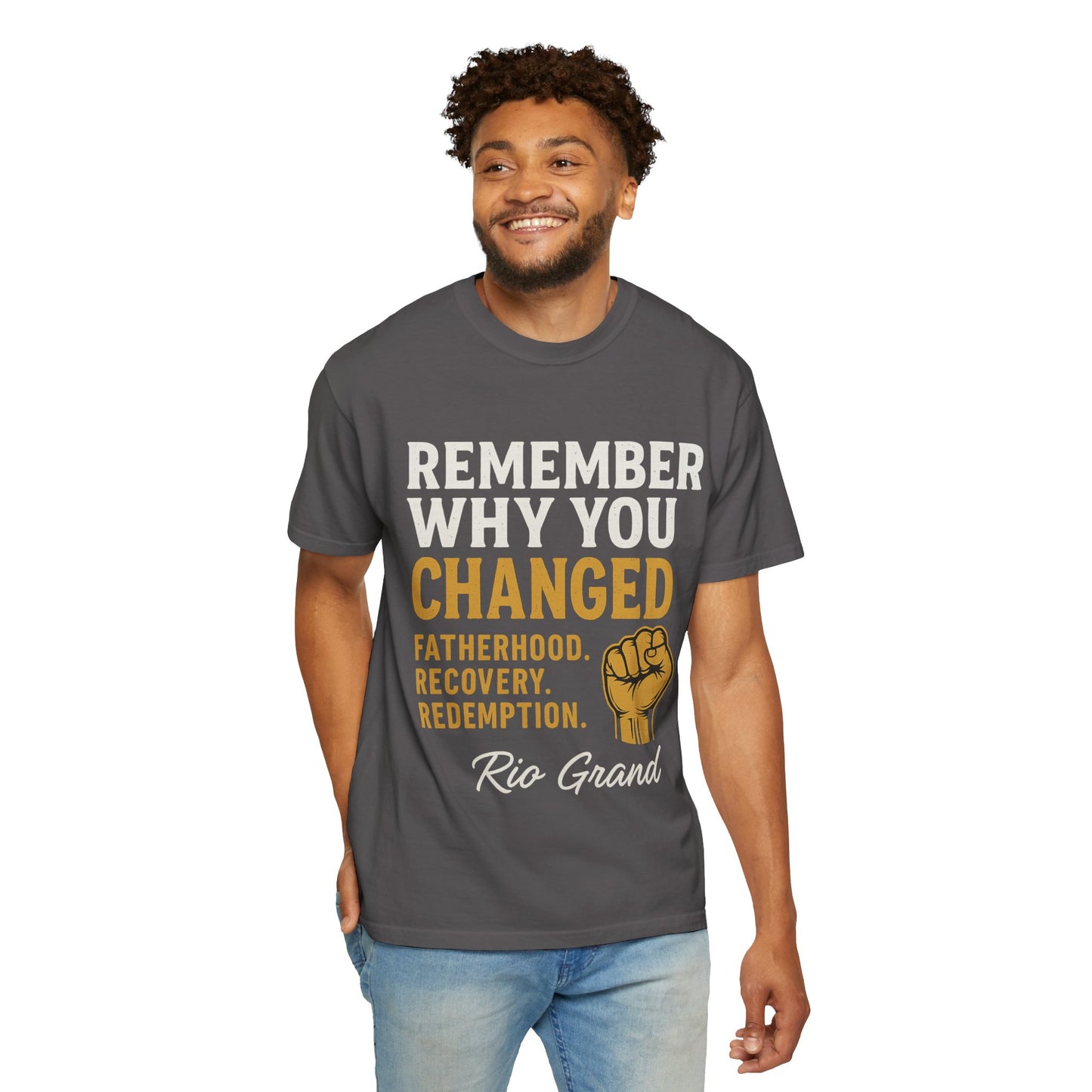 "Remember Why You Changed" — Redemption Series Tee by Rio Grand