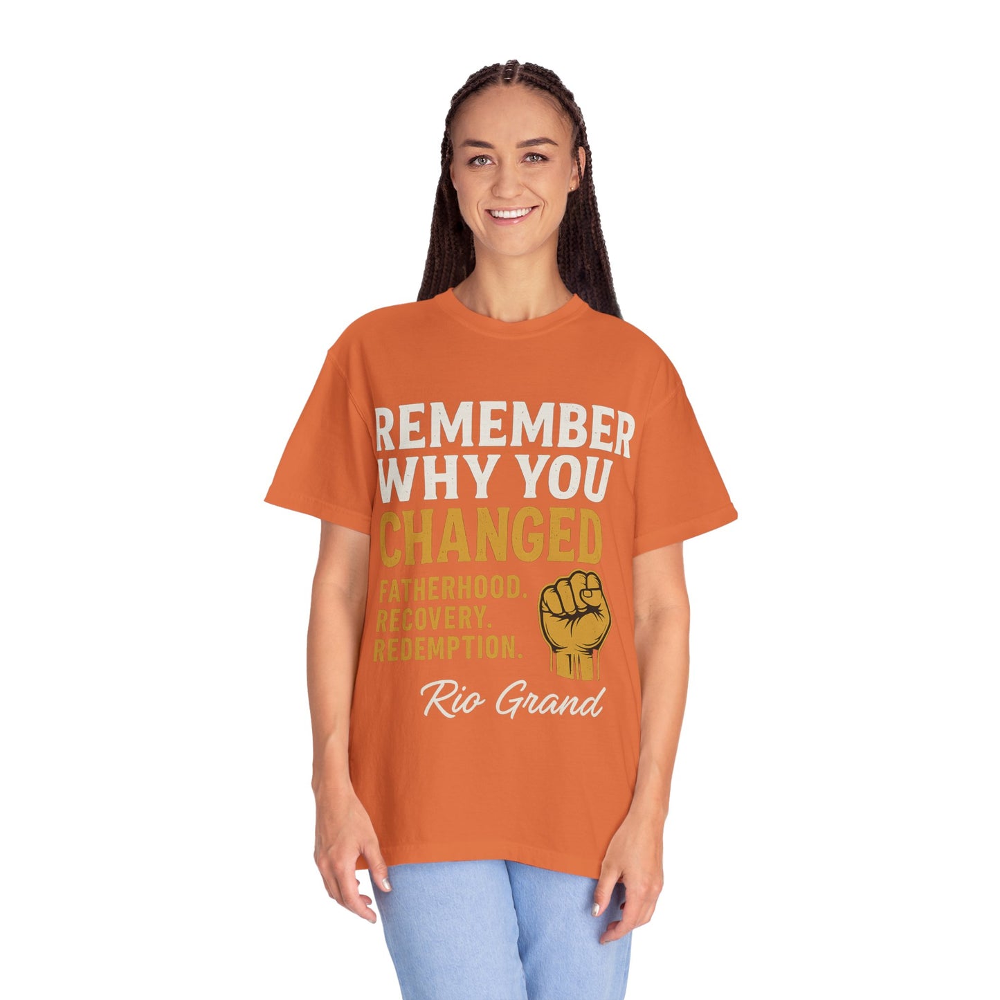 "Remember Why You Changed" — Redemption Series Tee by Rio Grand