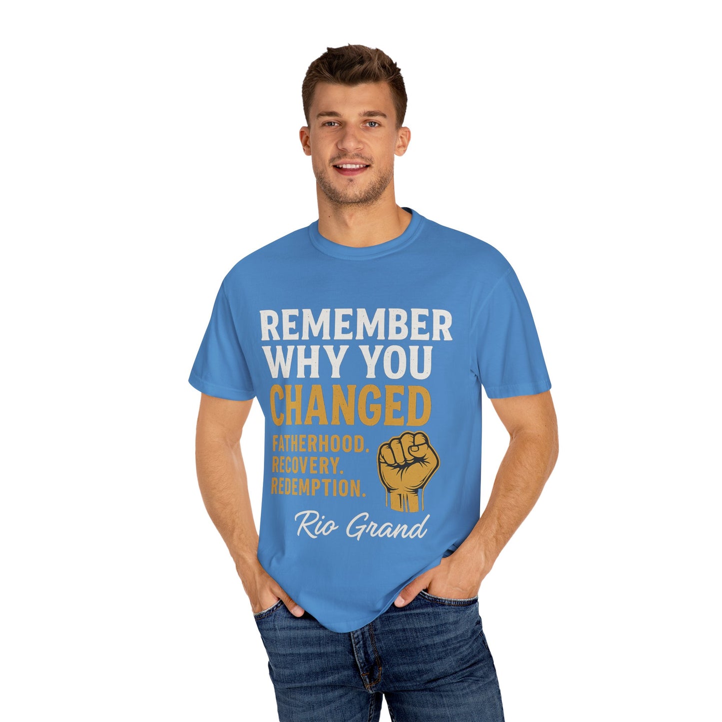 "Remember Why You Changed" — Redemption Series Tee by Rio Grand