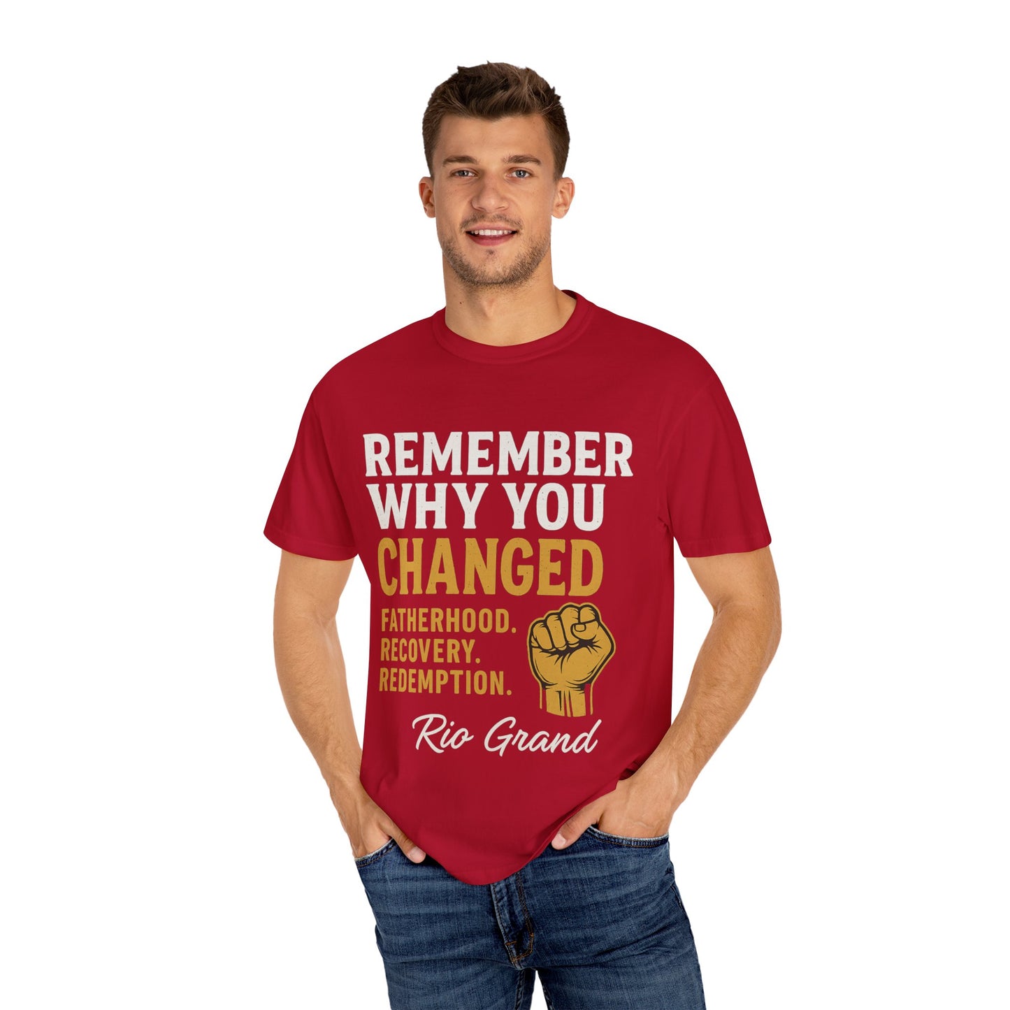 "Remember Why You Changed" — Redemption Series Tee by Rio Grand