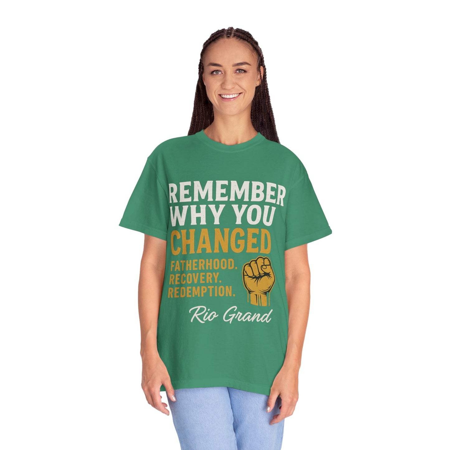 "Remember Why You Changed" — Redemption Series Tee by Rio Grand