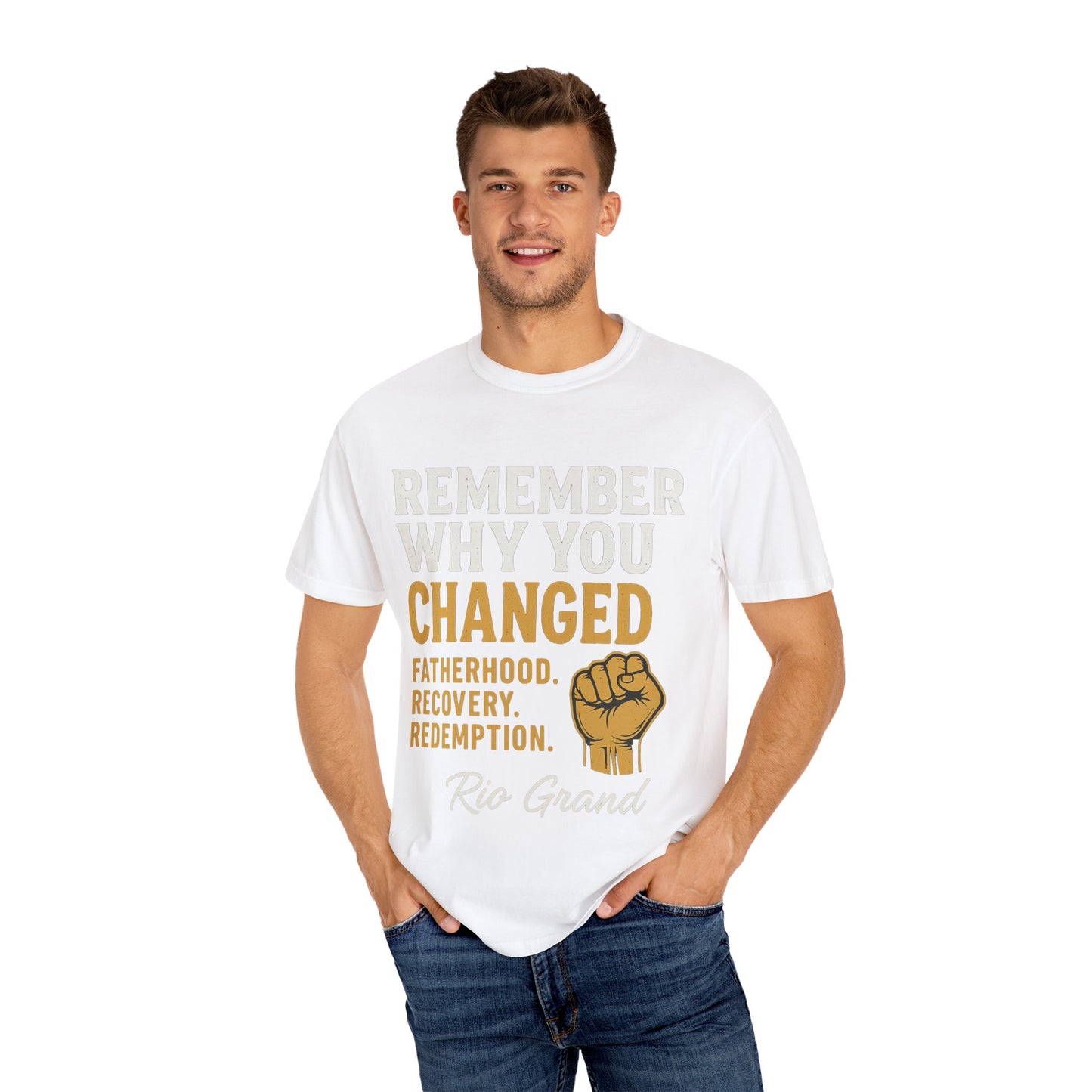 "Remember Why You Changed" — Redemption Series Tee by Rio Grand