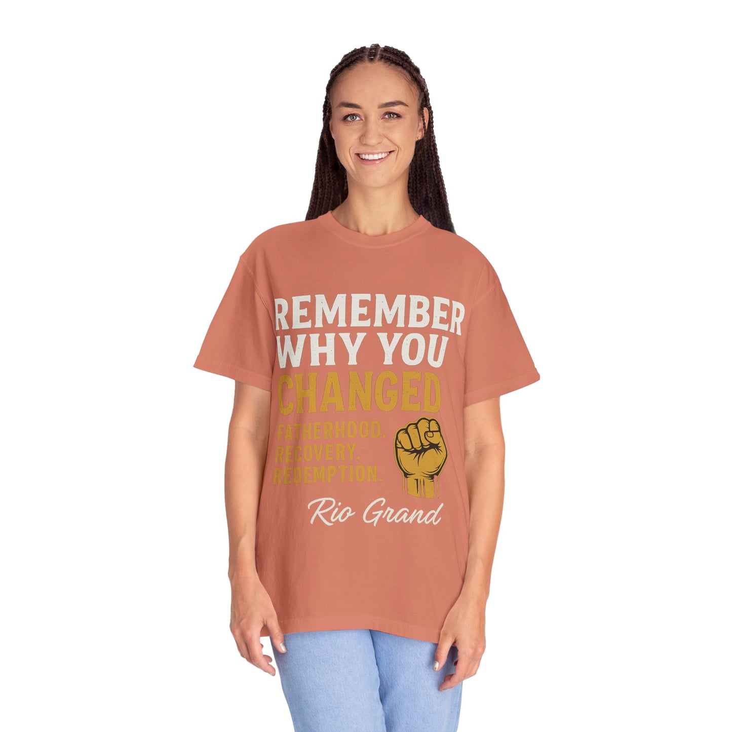 "Remember Why You Changed" — Redemption Series Tee by Rio Grand