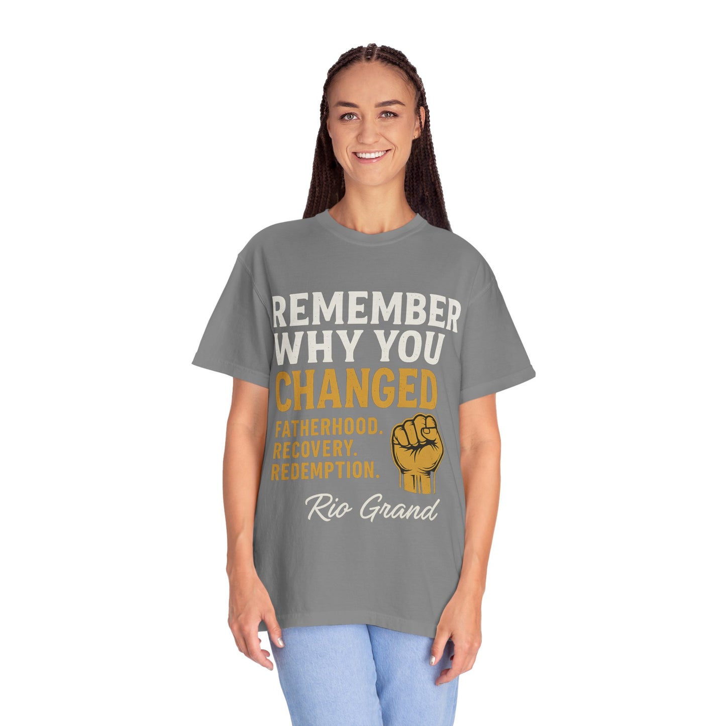 "Remember Why You Changed" — Redemption Series Tee by Rio Grand