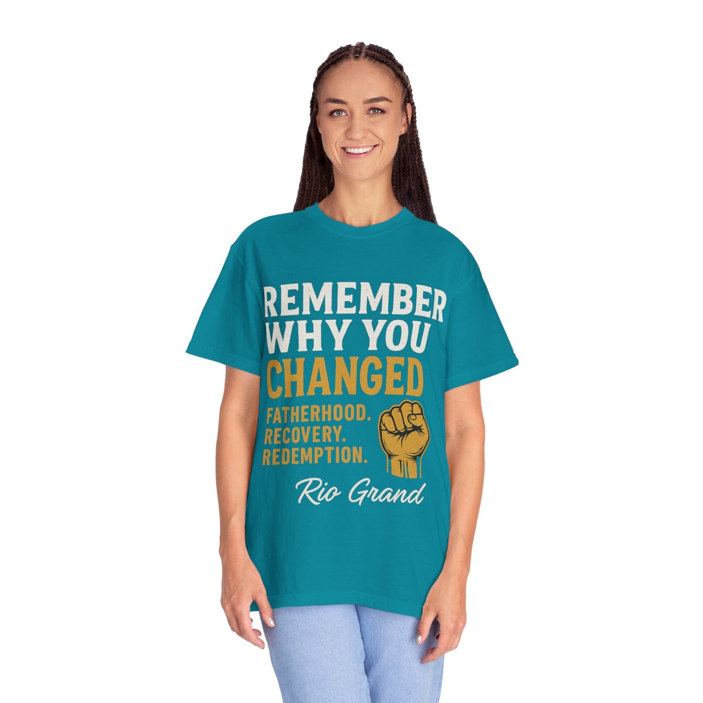 "Remember Why You Changed" — Redemption Series Tee by Rio Grand