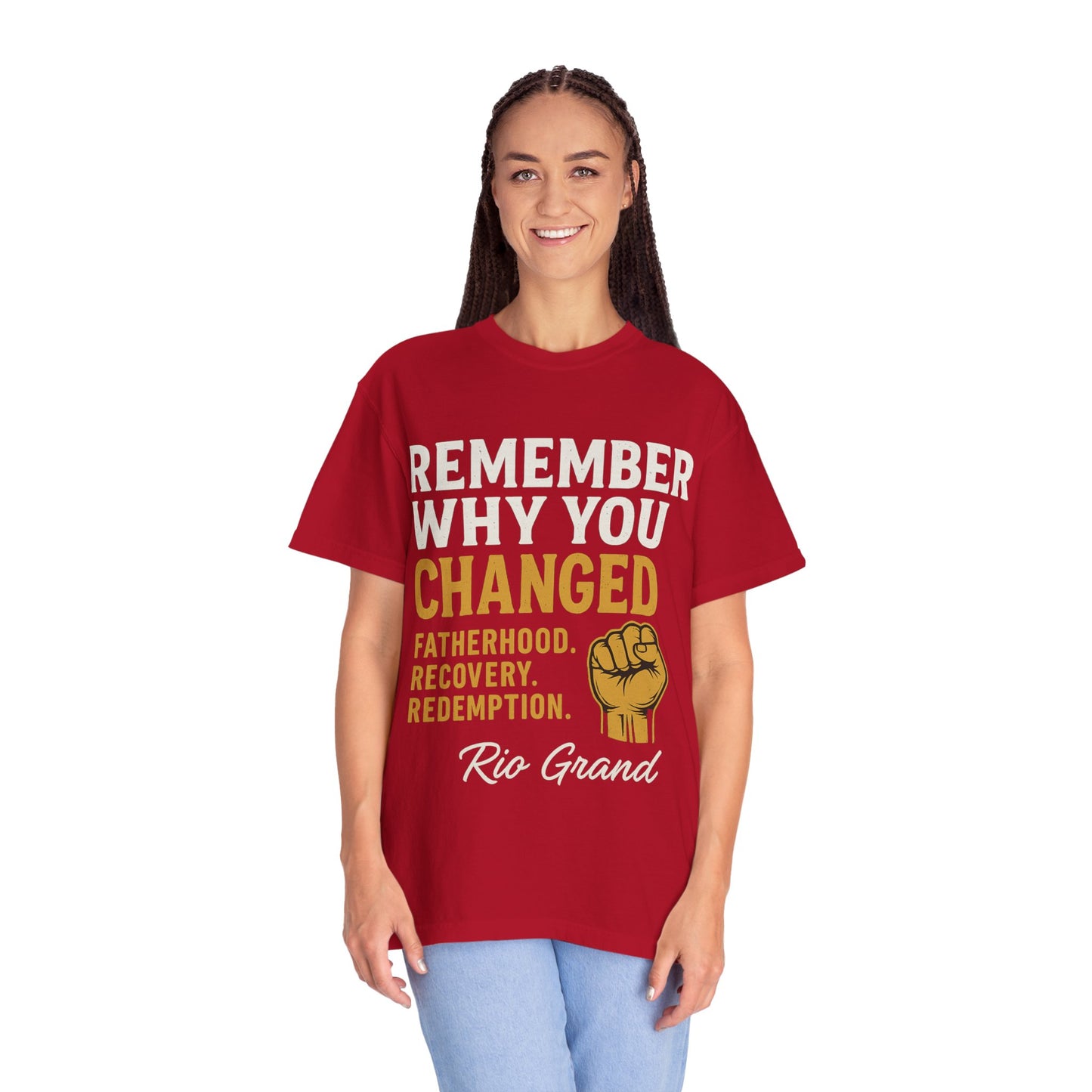 "Remember Why You Changed" — Redemption Series Tee by Rio Grand