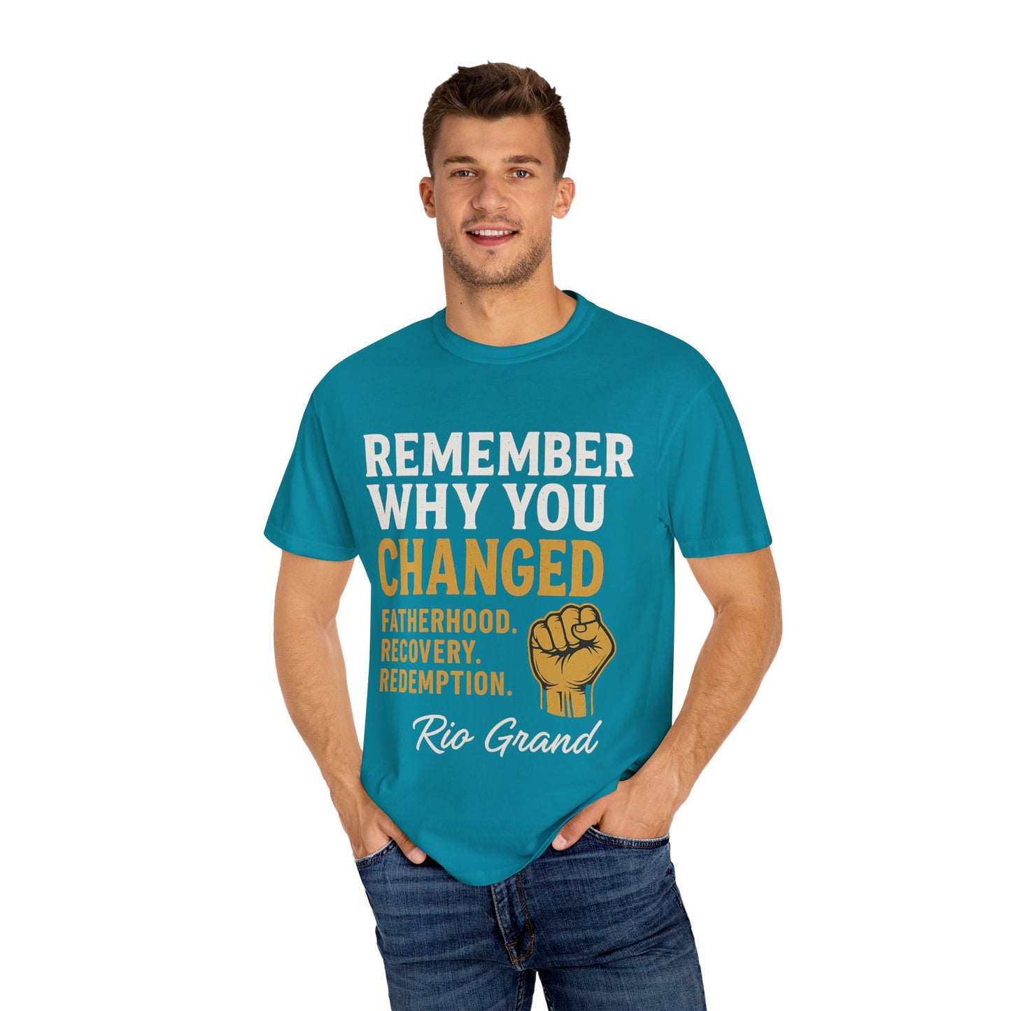 "Remember Why You Changed" — Redemption Series Tee by Rio Grand