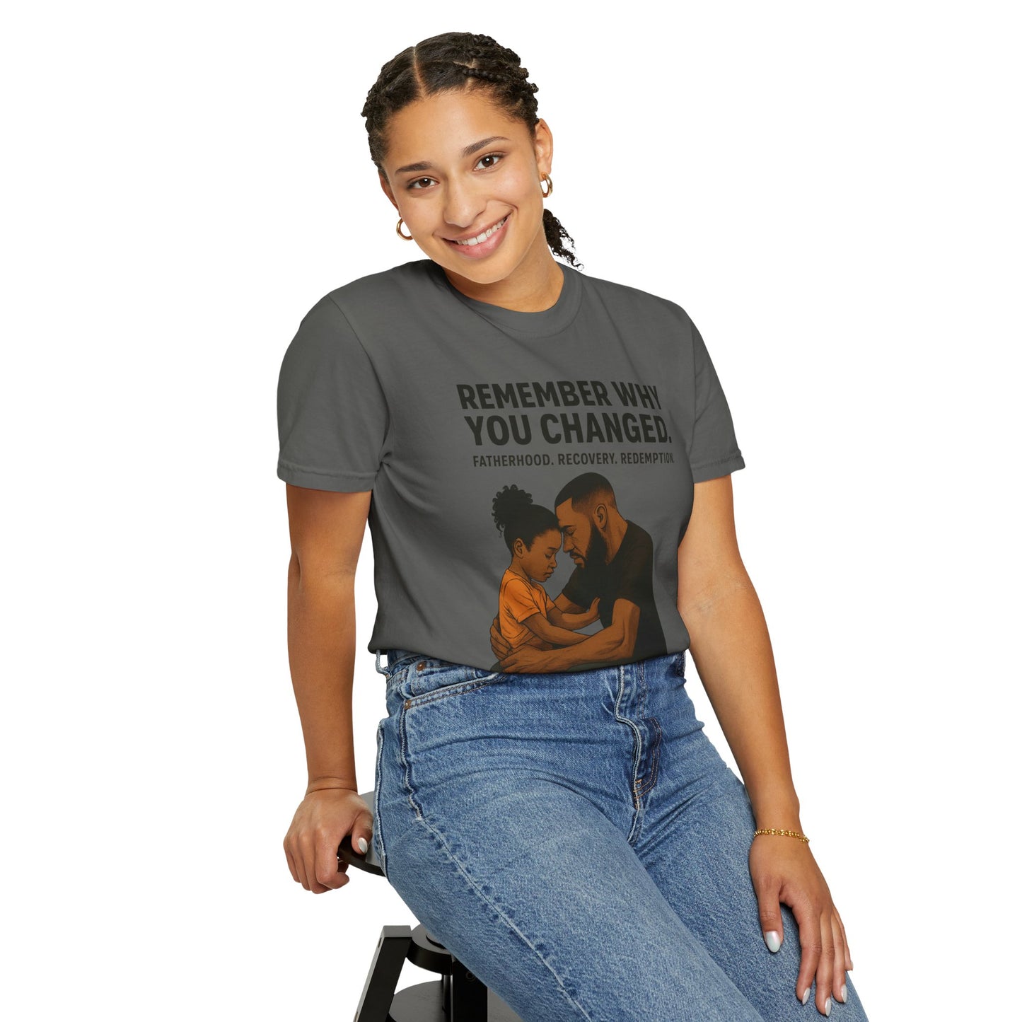 "First Hero. Forever Home." — Father & Daughter Legacy Tee