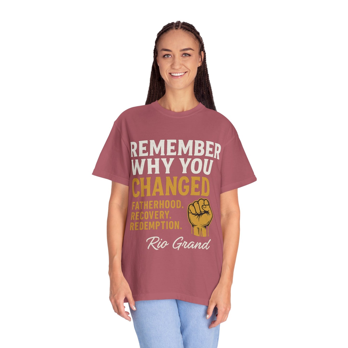 "Remember Why You Changed" — Redemption Series Tee by Rio Grand