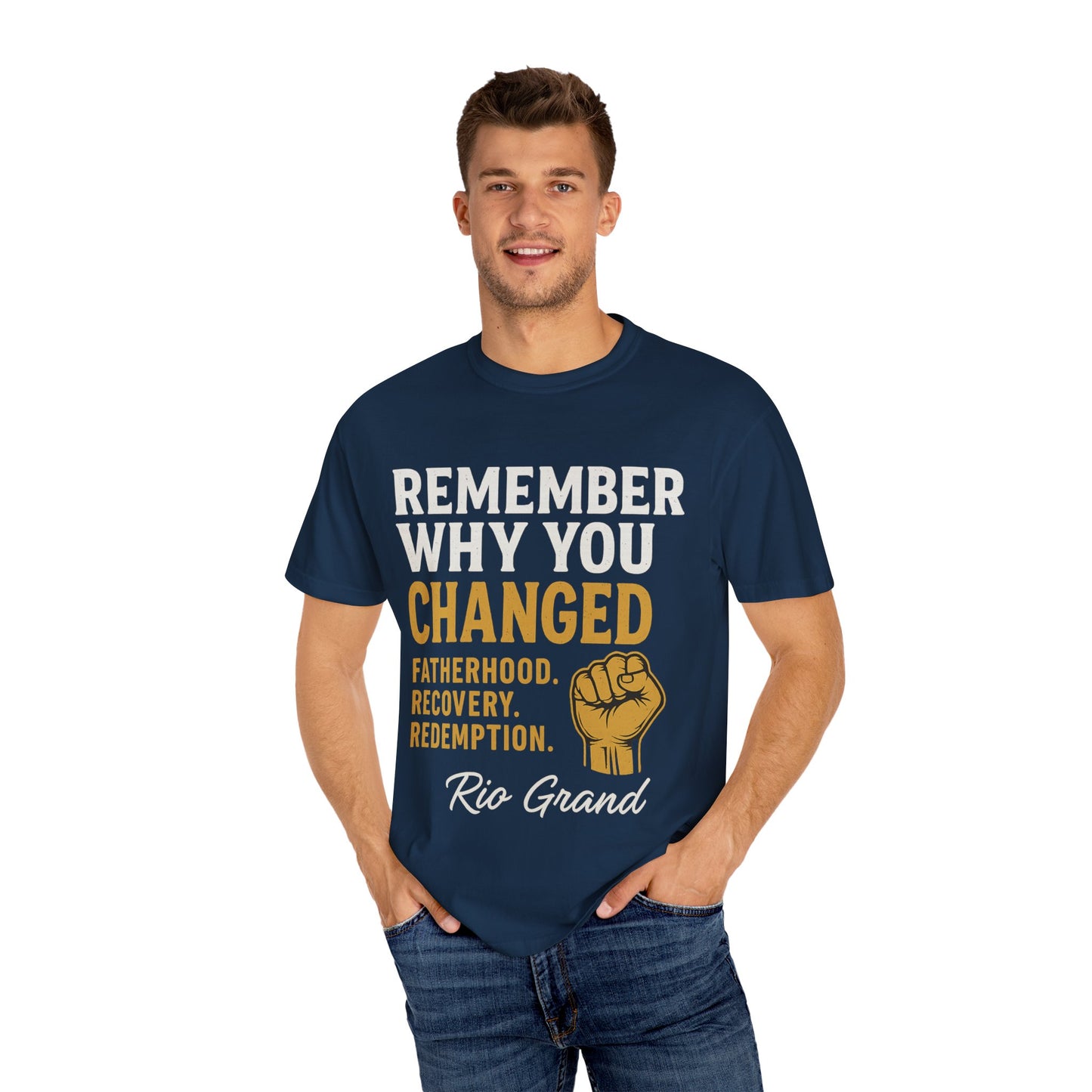 "Remember Why You Changed" — Redemption Series Tee by Rio Grand