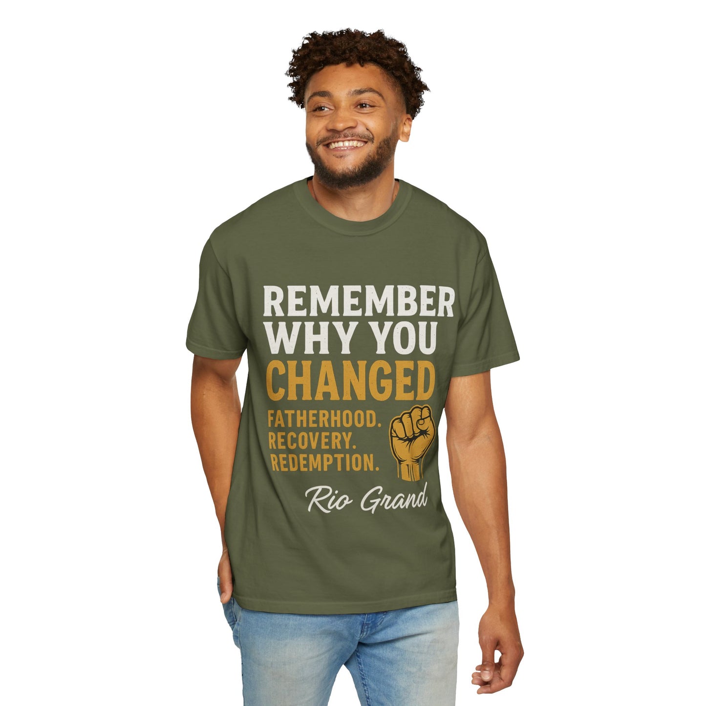 "Remember Why You Changed" — Redemption Series Tee by Rio Grand
