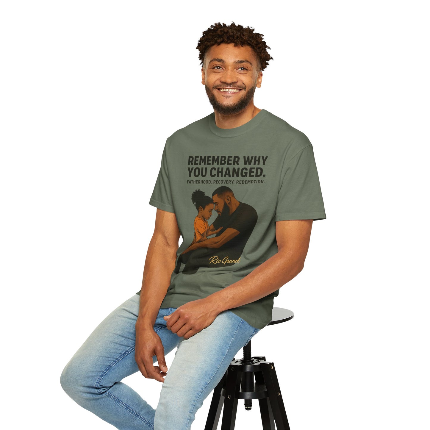 "First Hero. Forever Home." — Father & Daughter Legacy Tee