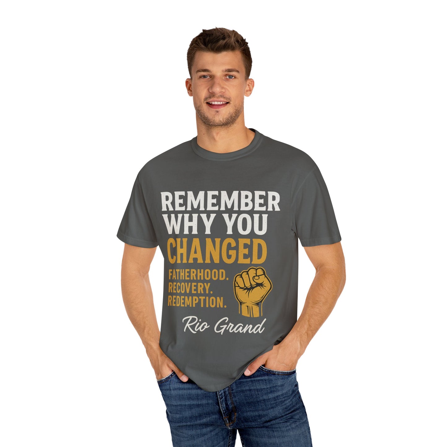 "Remember Why You Changed" — Redemption Series Tee by Rio Grand