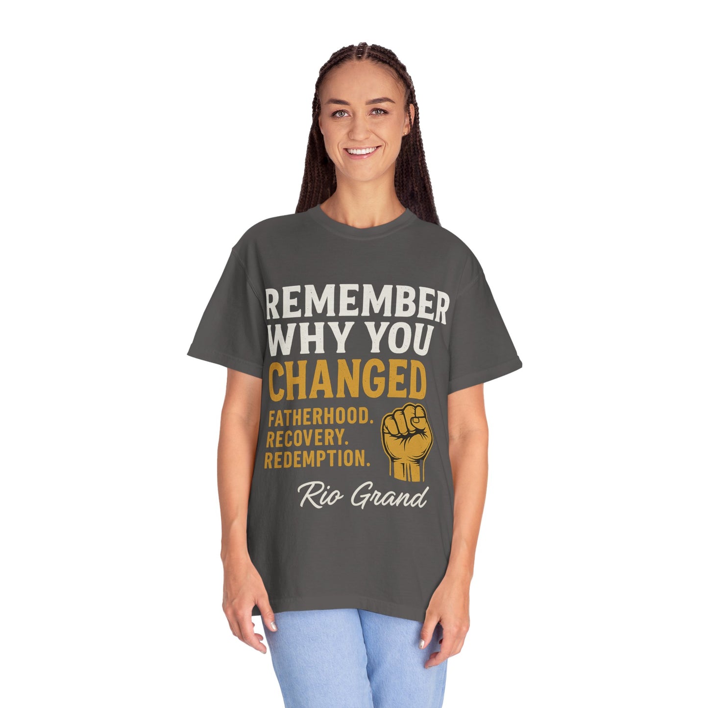 "Remember Why You Changed" — Redemption Series Tee by Rio Grand
