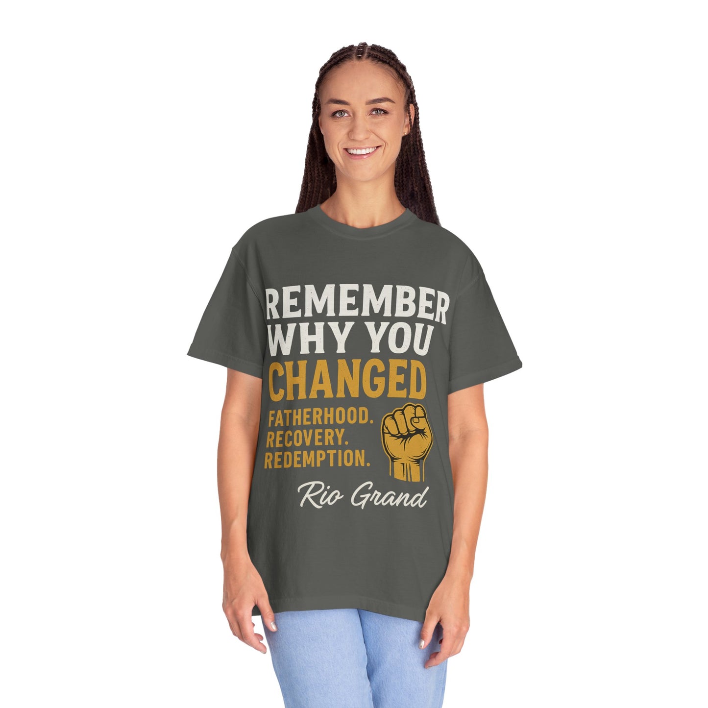 "Remember Why You Changed" — Redemption Series Tee by Rio Grand