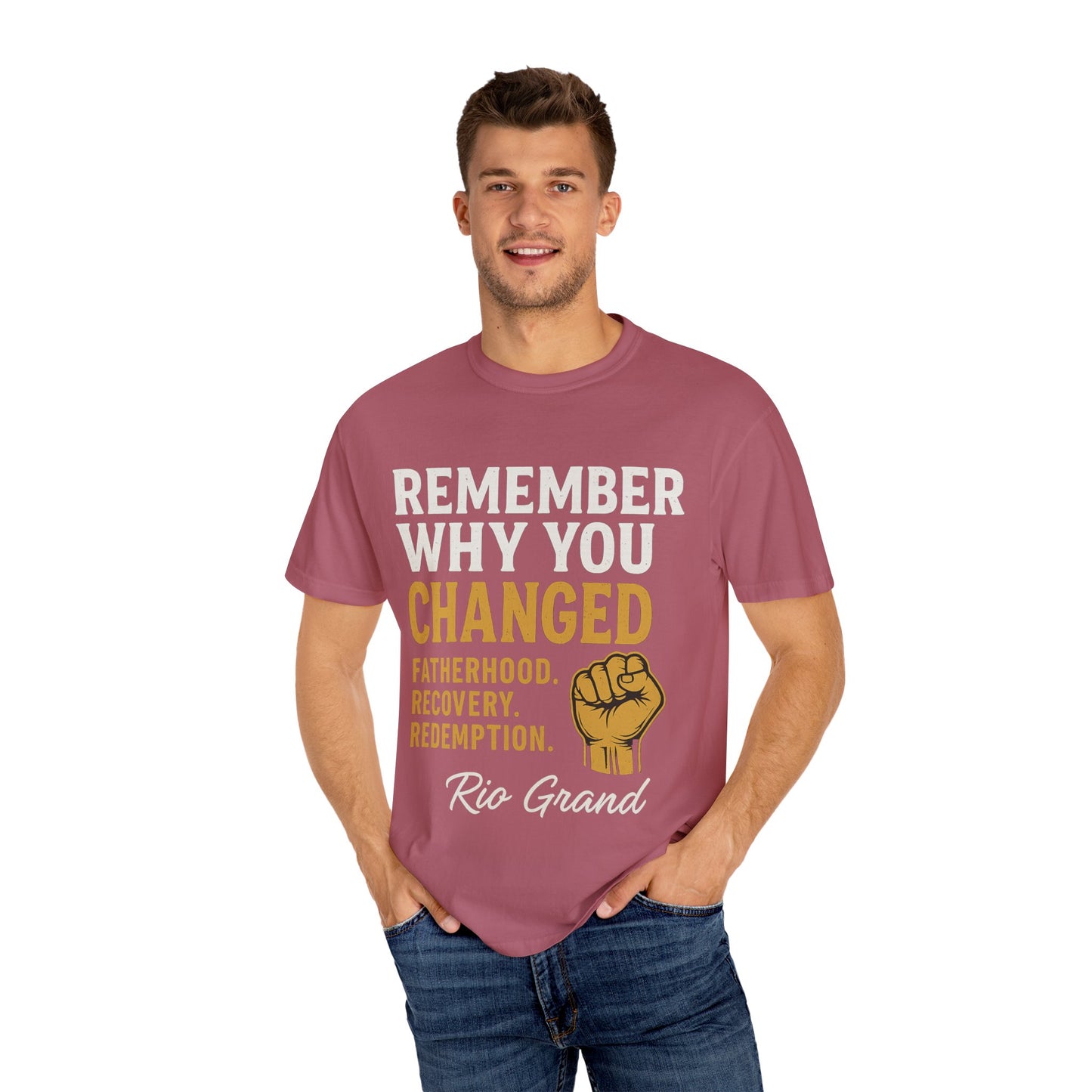 "Remember Why You Changed" — Redemption Series Tee by Rio Grand
