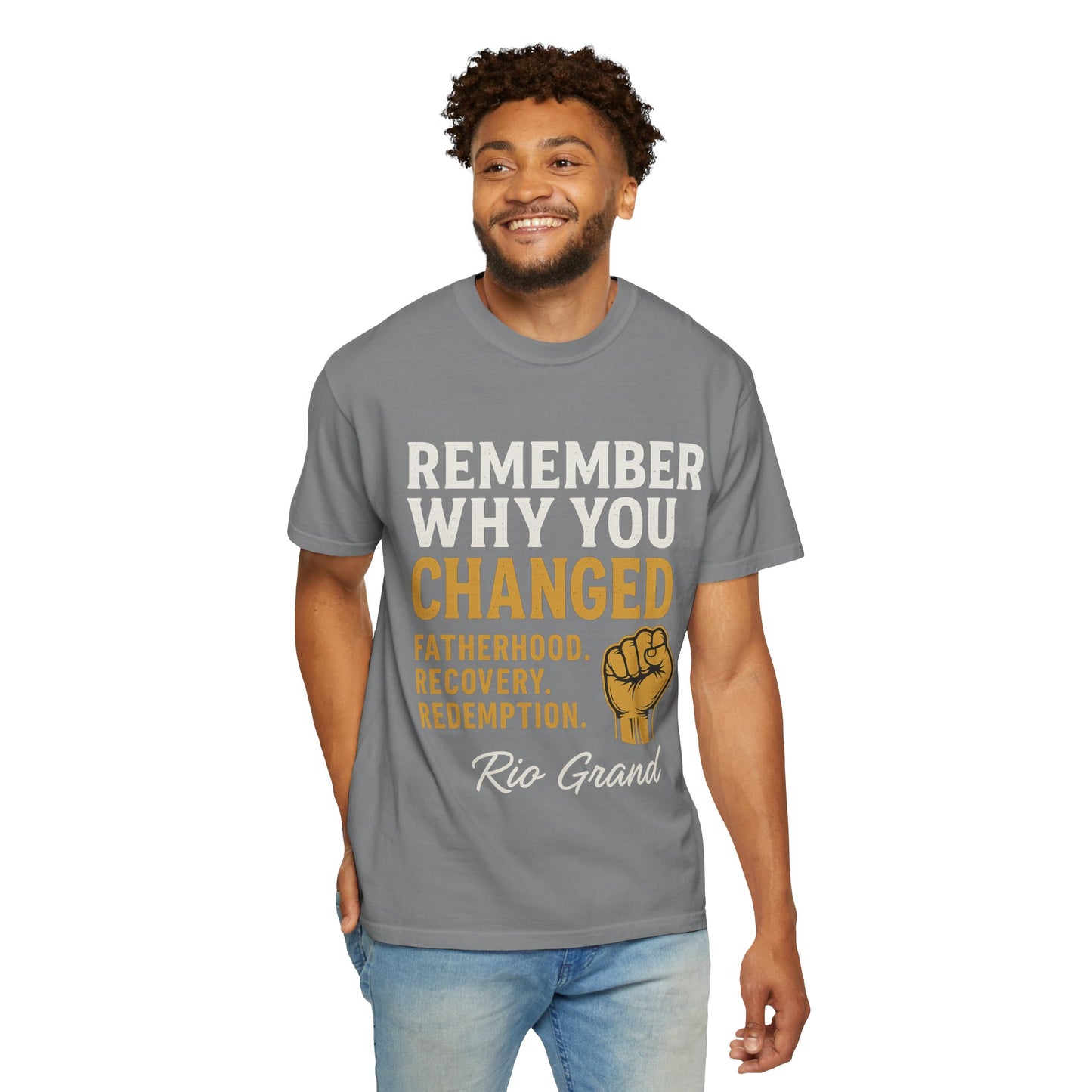 "Remember Why You Changed" — Redemption Series Tee by Rio Grand