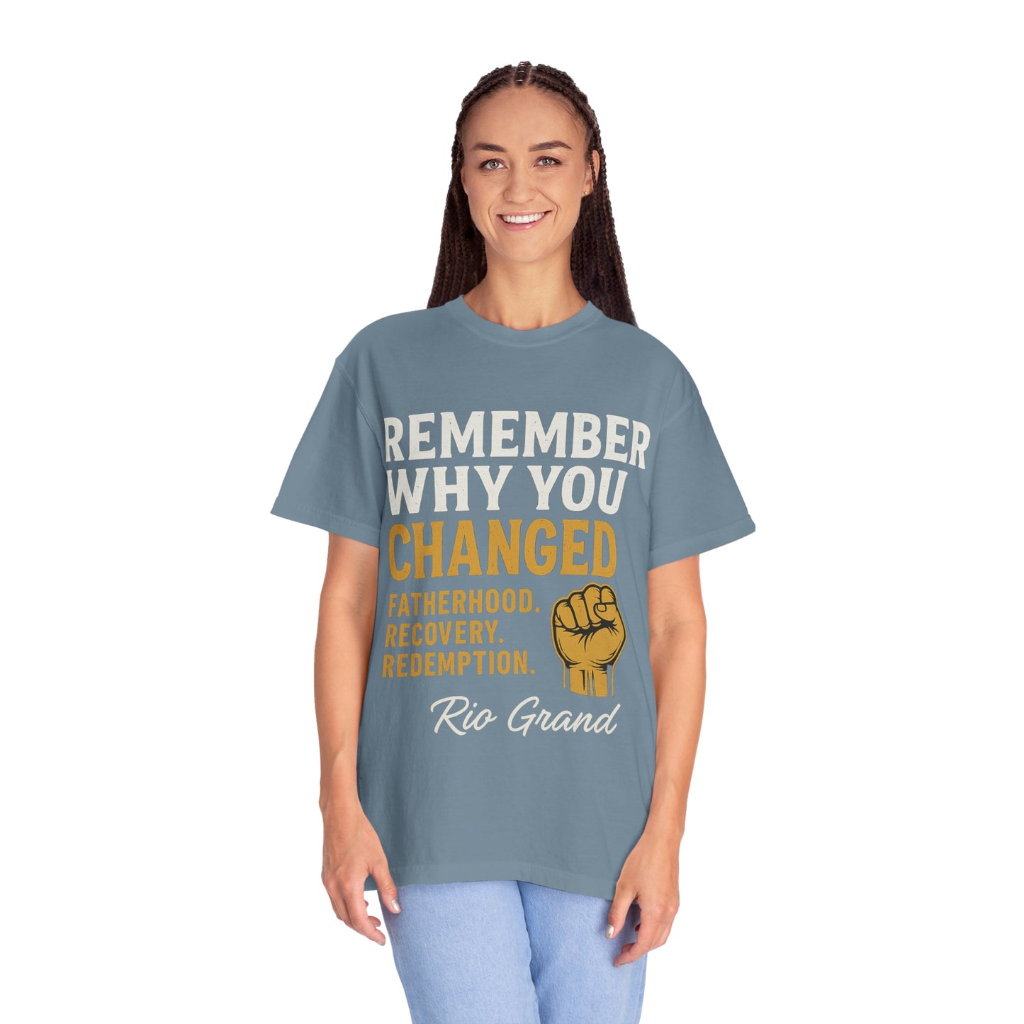 "Remember Why You Changed" — Redemption Series Tee by Rio Grand