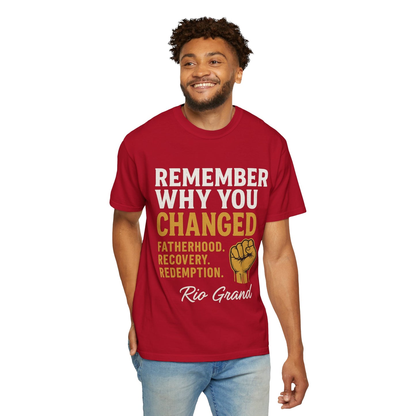 "Remember Why You Changed" — Redemption Series Tee by Rio Grand