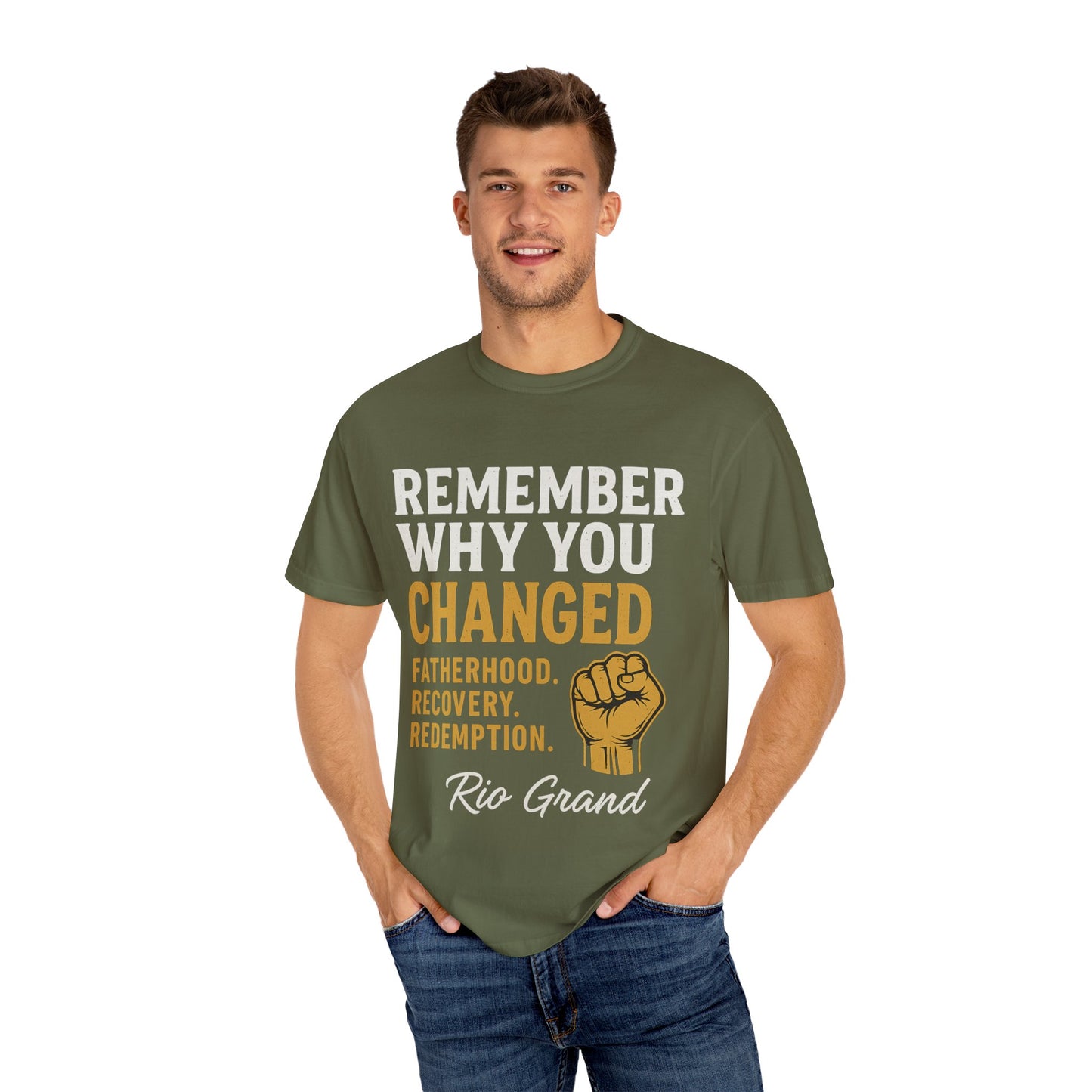 "Remember Why You Changed" — Redemption Series Tee by Rio Grand