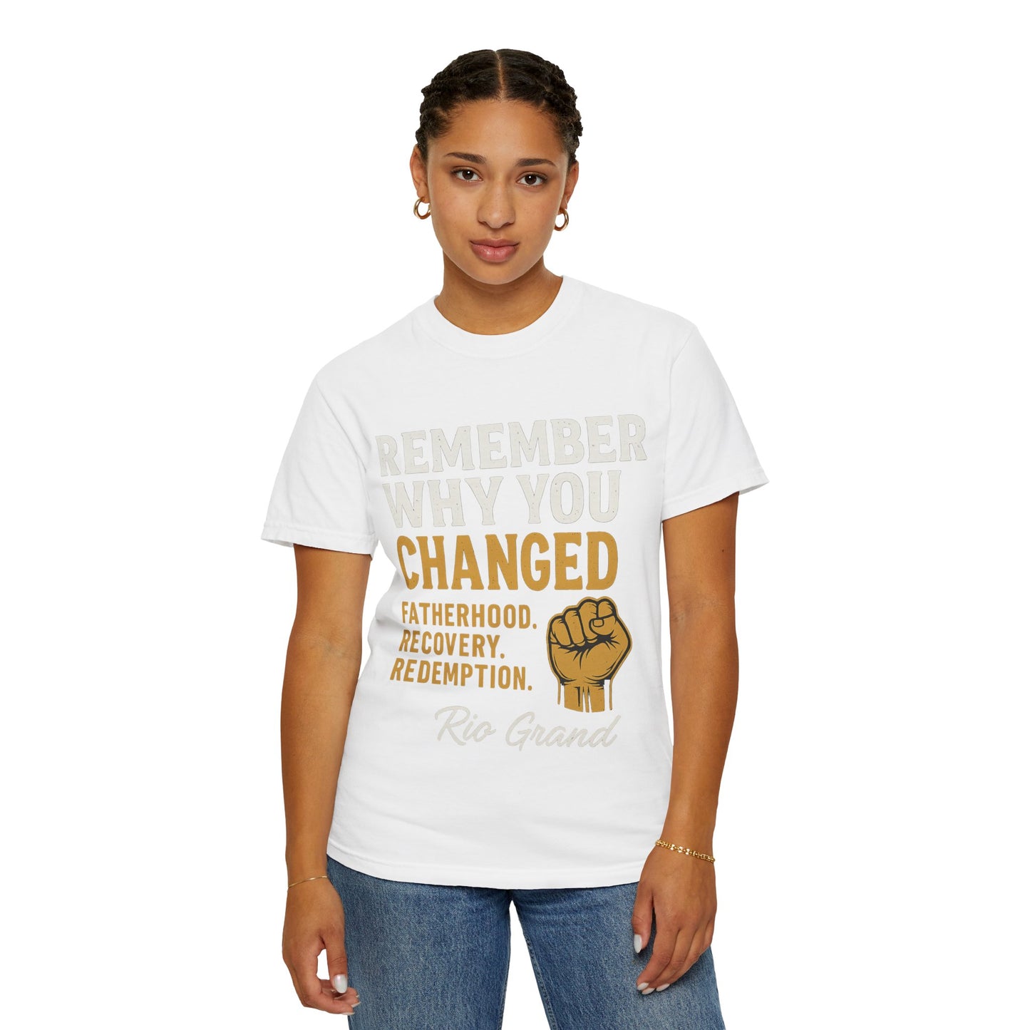 "Remember Why You Changed" — Redemption Series Tee by Rio Grand