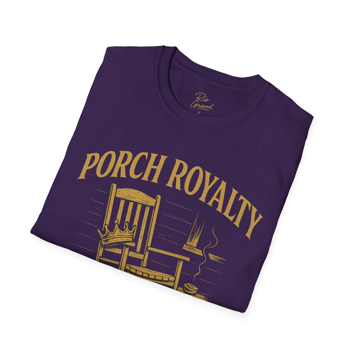 Porch Royalty T-Shirt, Comfortable Graphic Tee, Perfect for Relaxing, Gift for Nature Lovers, Ideal for Casual Wear, Summer Vibes, [...]