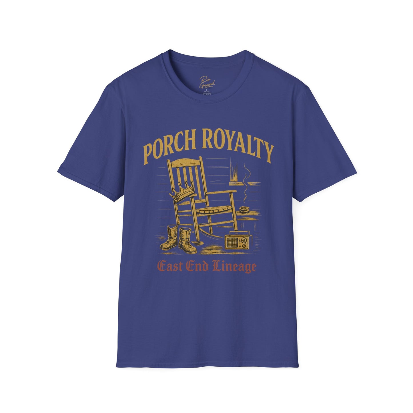 Porch Royalty T-Shirt, Comfortable Graphic Tee, Perfect for Relaxing, Gift for Nature Lovers, Ideal for Casual Wear, Summer Vibes, [...]