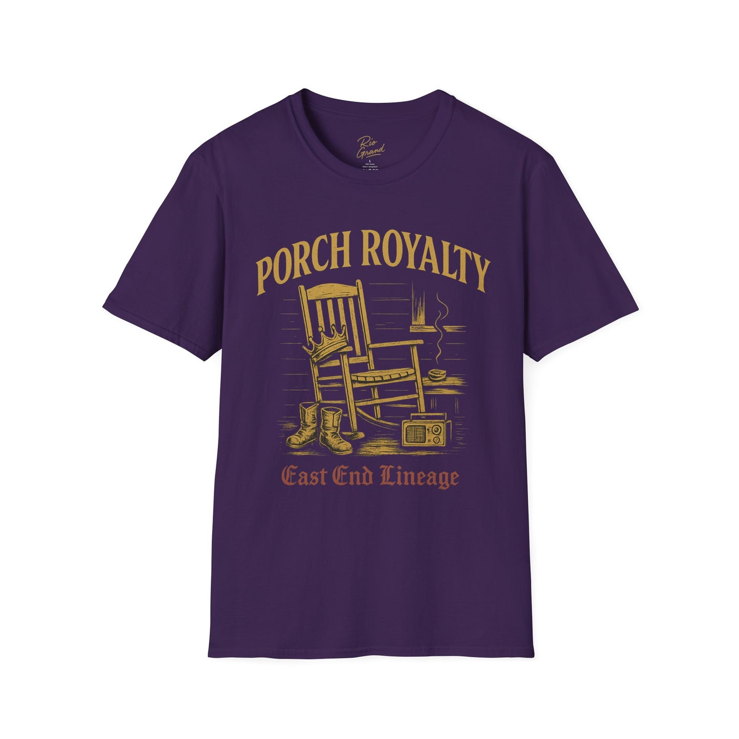 Porch Royalty T-Shirt, Comfortable Graphic Tee, Perfect for Relaxing, Gift for Nature Lovers, Ideal for Casual Wear, Summer Vibes, [...]