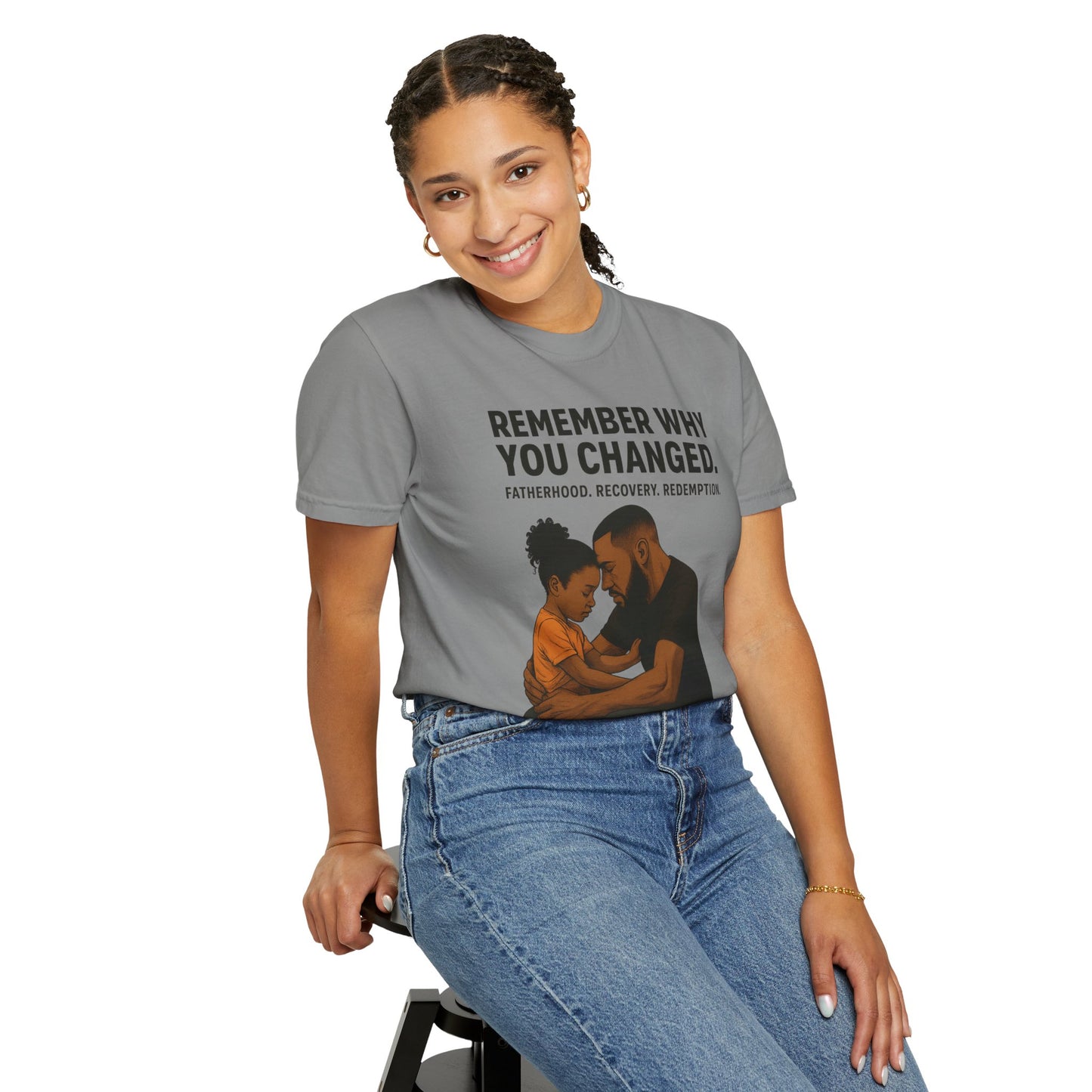 "First Hero. Forever Home." — Father & Daughter Legacy Tee