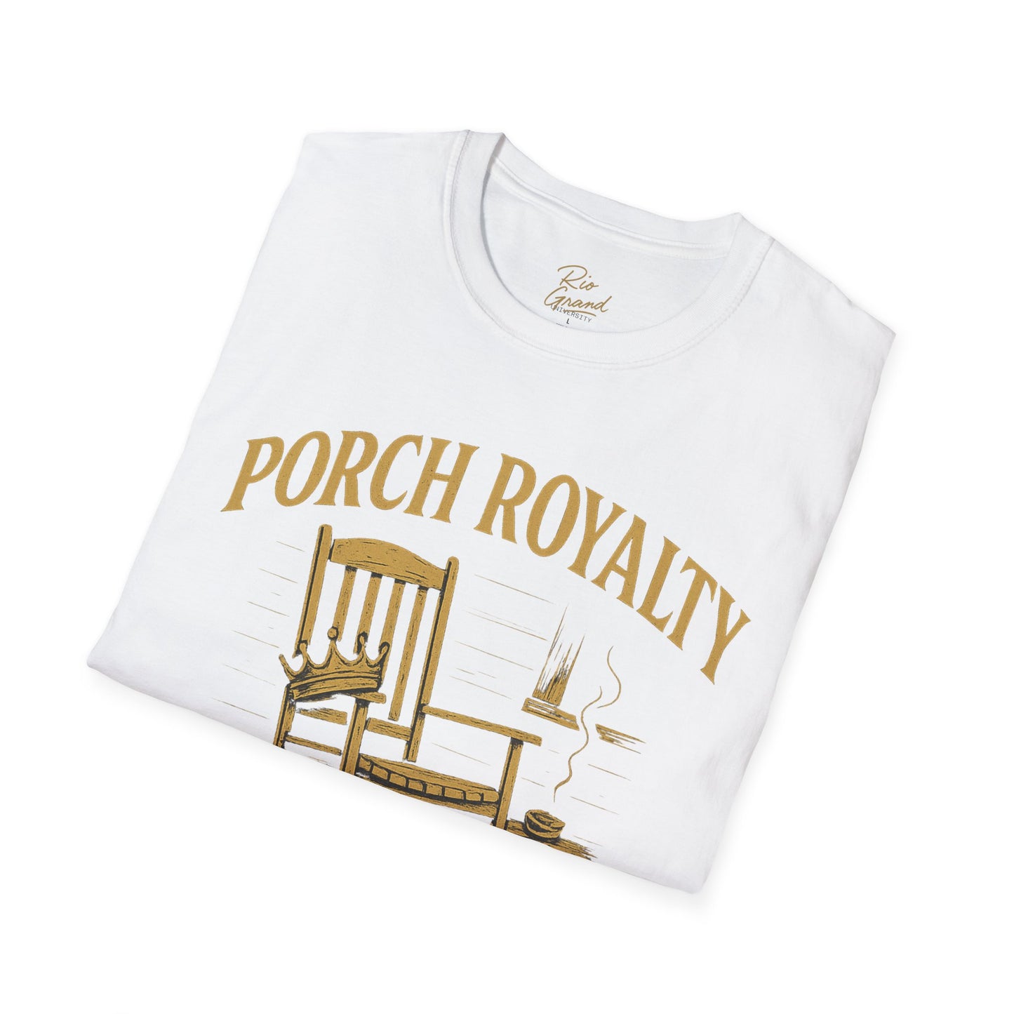 Porch Royalty T-Shirt, Comfortable Graphic Tee, Perfect for Relaxing, Gift for Nature Lovers, Ideal for Casual Wear, Summer Vibes, [...]