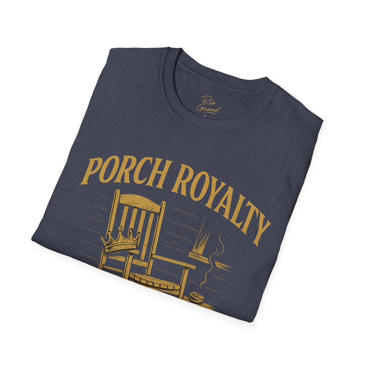 Porch Royalty T-Shirt, Comfortable Graphic Tee, Perfect for Relaxing, Gift for Nature Lovers, Ideal for Casual Wear, Summer Vibes, [...]