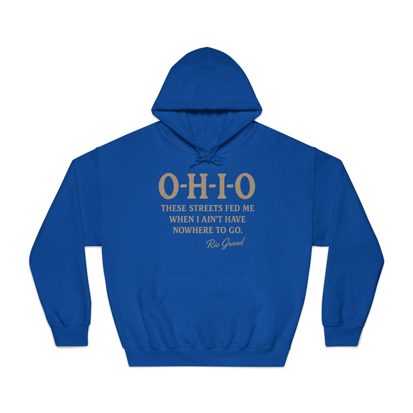 Ohio Pride Hooded Sweatshirt, Motivational Hoodie, Gift for Ohioans, Urban Style Sweatshirt, Streetwear Apparel