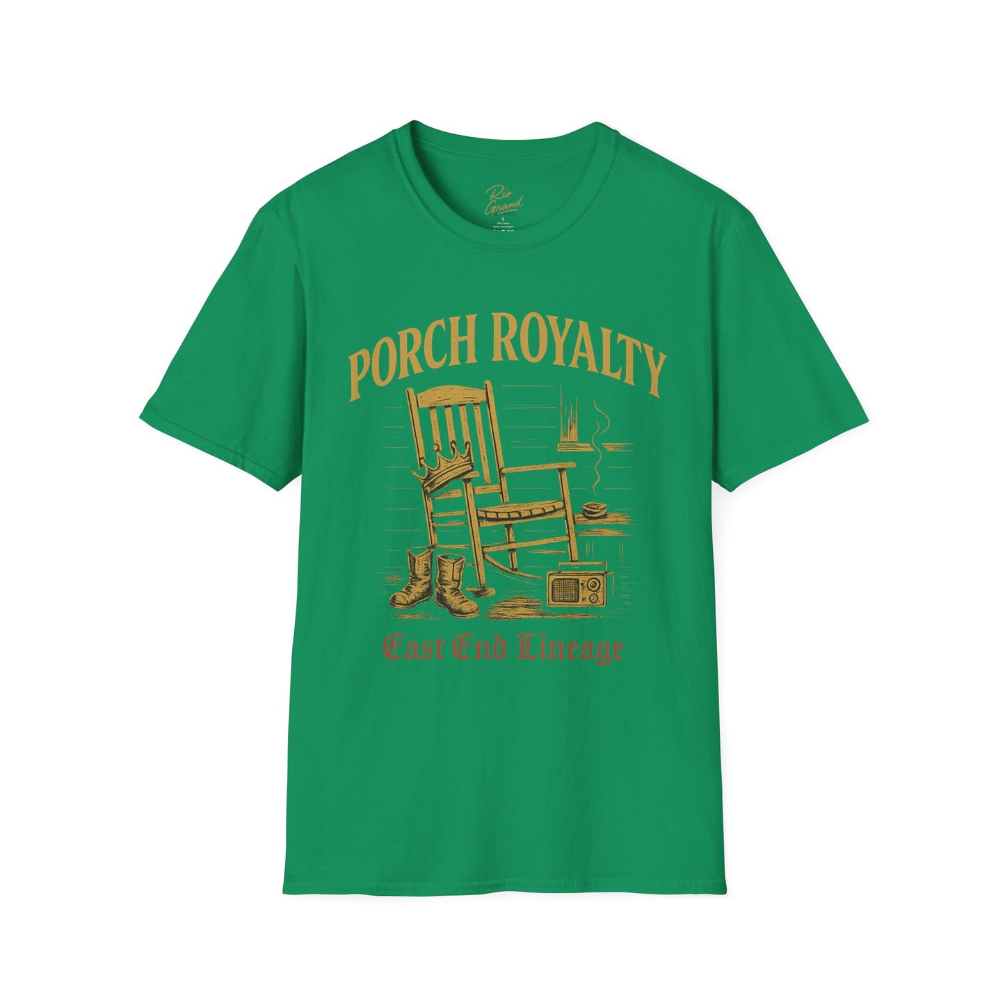 Porch Royalty T-Shirt, Comfortable Graphic Tee, Perfect for Relaxing, Gift for Nature Lovers, Ideal for Casual Wear, Summer Vibes, [...]