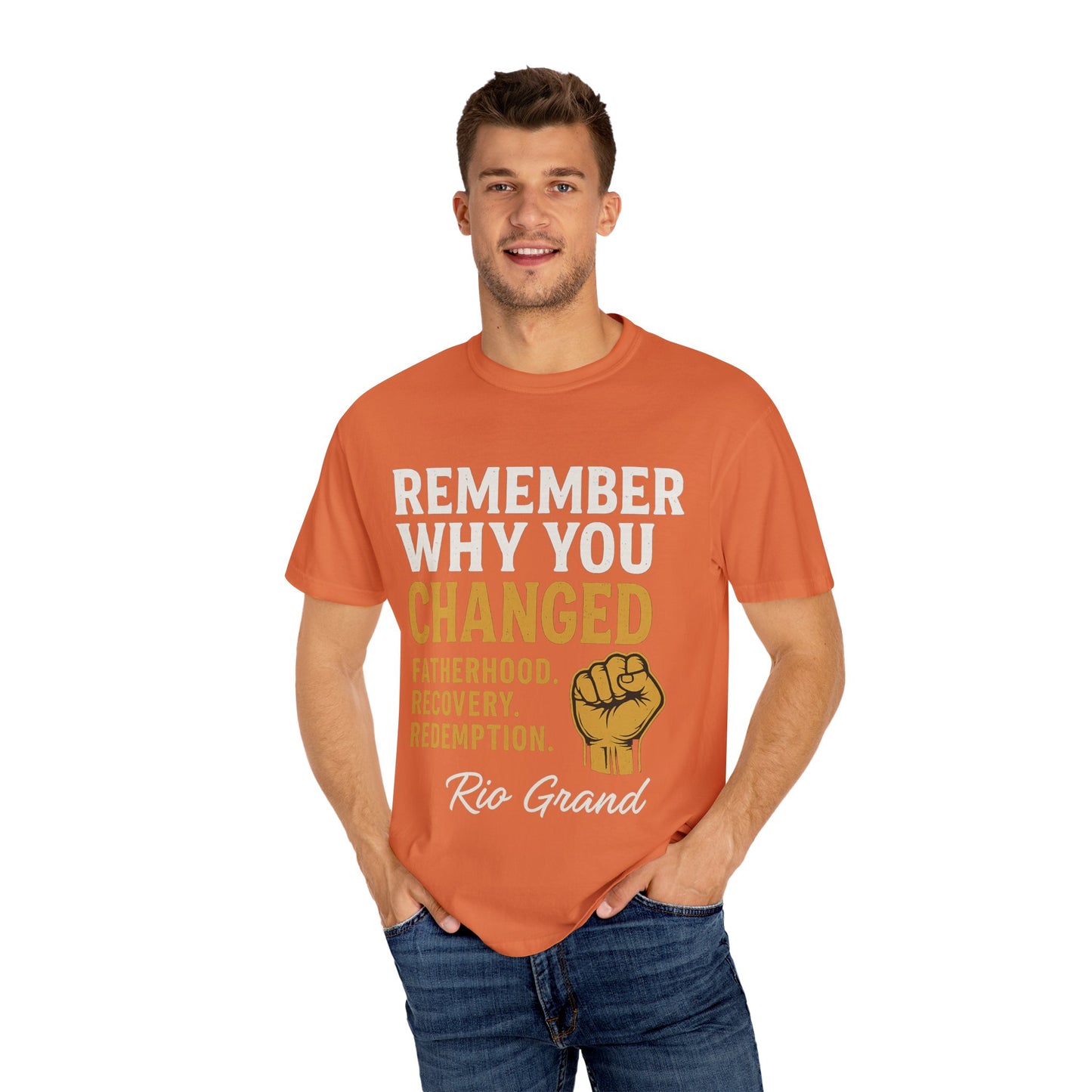 "Remember Why You Changed" — Redemption Series Tee by Rio Grand
