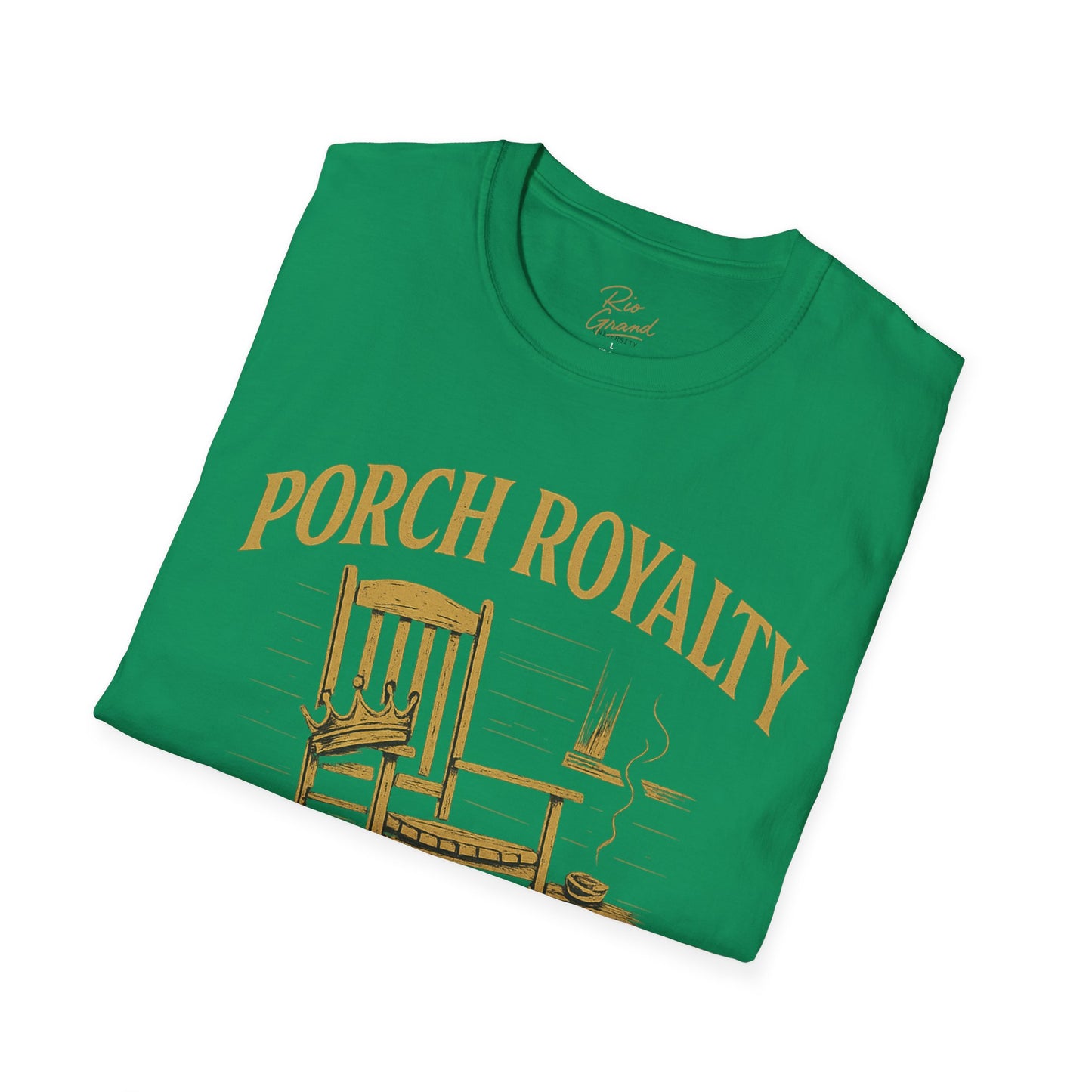 Porch Royalty T-Shirt, Comfortable Graphic Tee, Perfect for Relaxing, Gift for Nature Lovers, Ideal for Casual Wear, Summer Vibes, [...]
