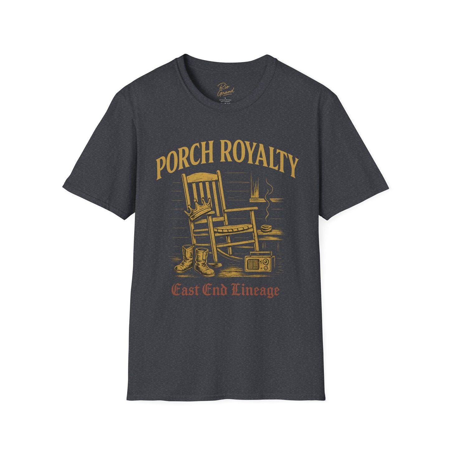 Porch Royalty T-Shirt, Comfortable Graphic Tee, Perfect for Relaxing, Gift for Nature Lovers, Ideal for Casual Wear, Summer Vibes, [...]
