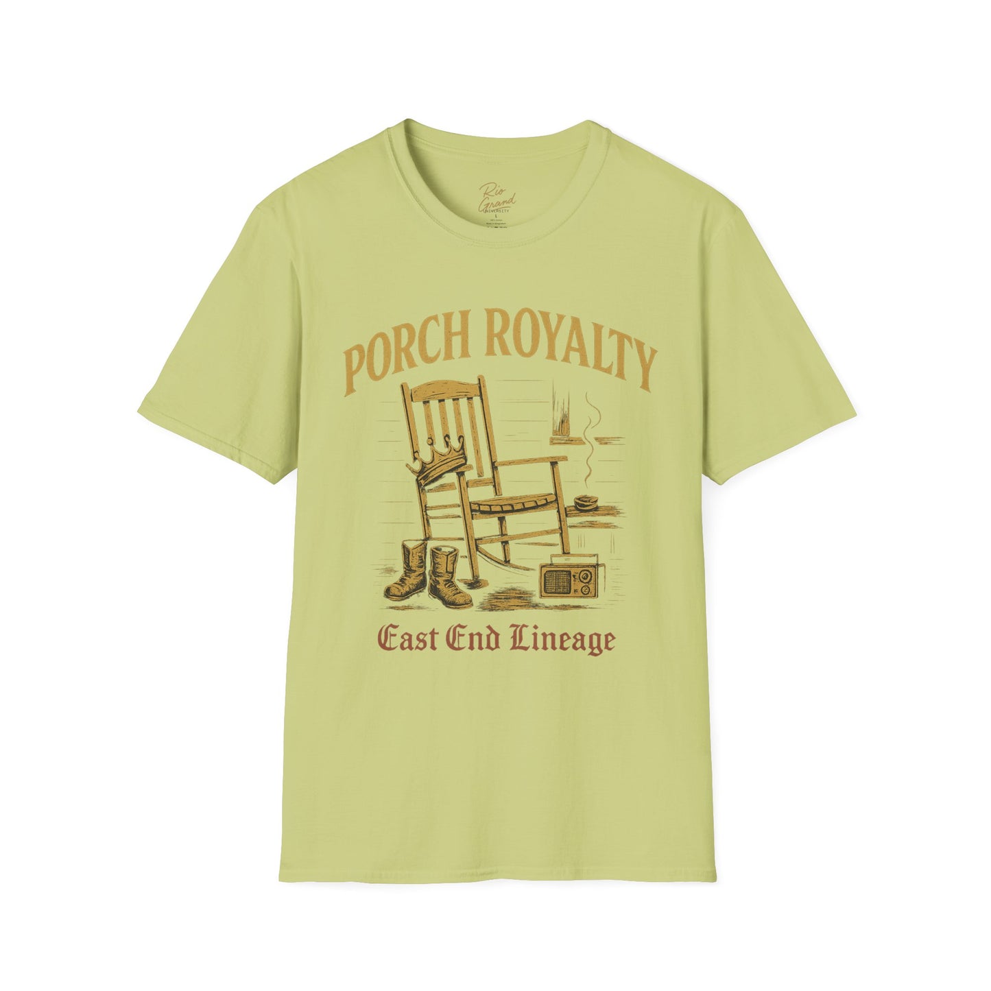 Porch Royalty T-Shirt, Comfortable Graphic Tee, Perfect for Relaxing, Gift for Nature Lovers, Ideal for Casual Wear, Summer Vibes, [...]