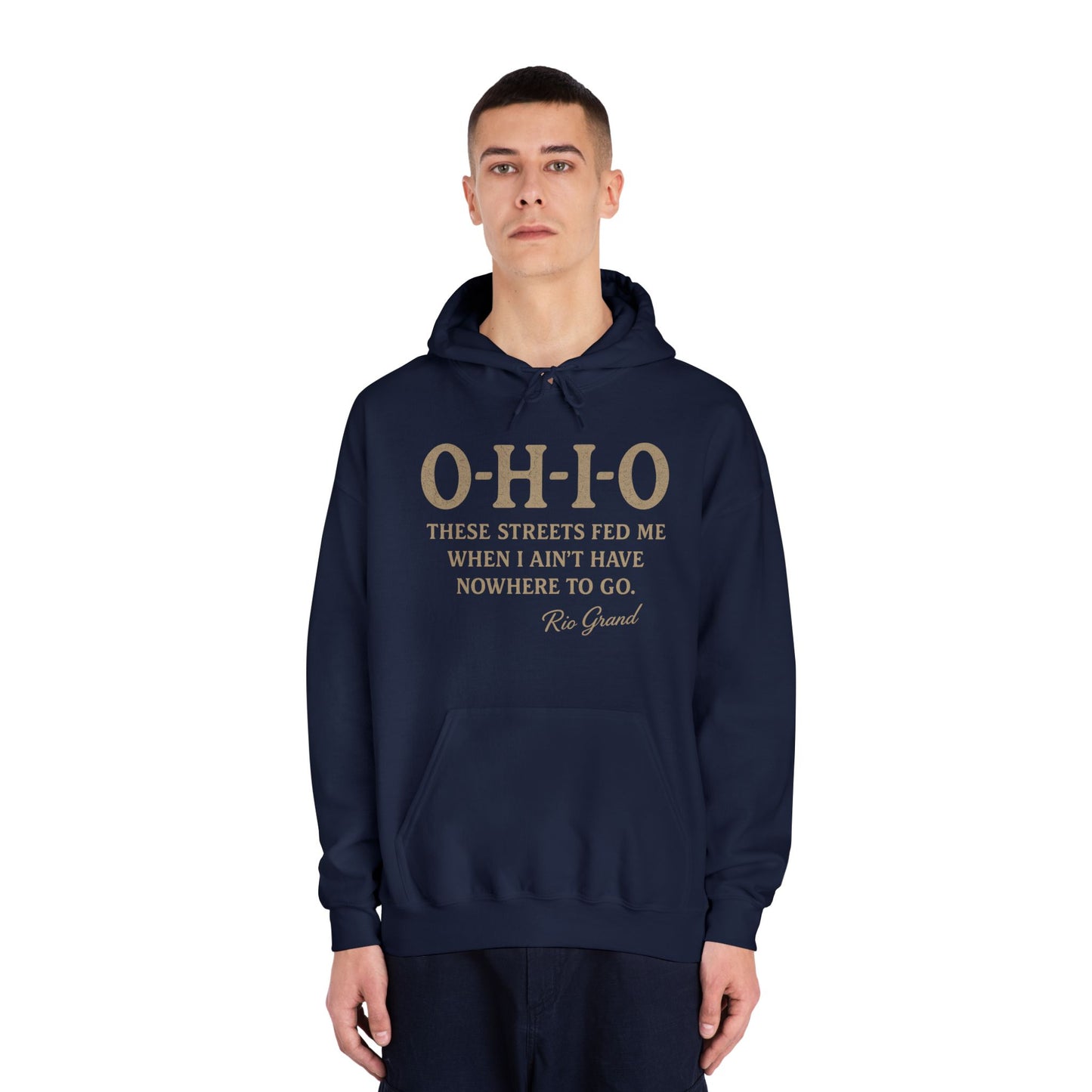 Ohio Pride Hooded Sweatshirt, Motivational Hoodie, Gift for Ohioans, Urban Style Sweatshirt, Streetwear Apparel