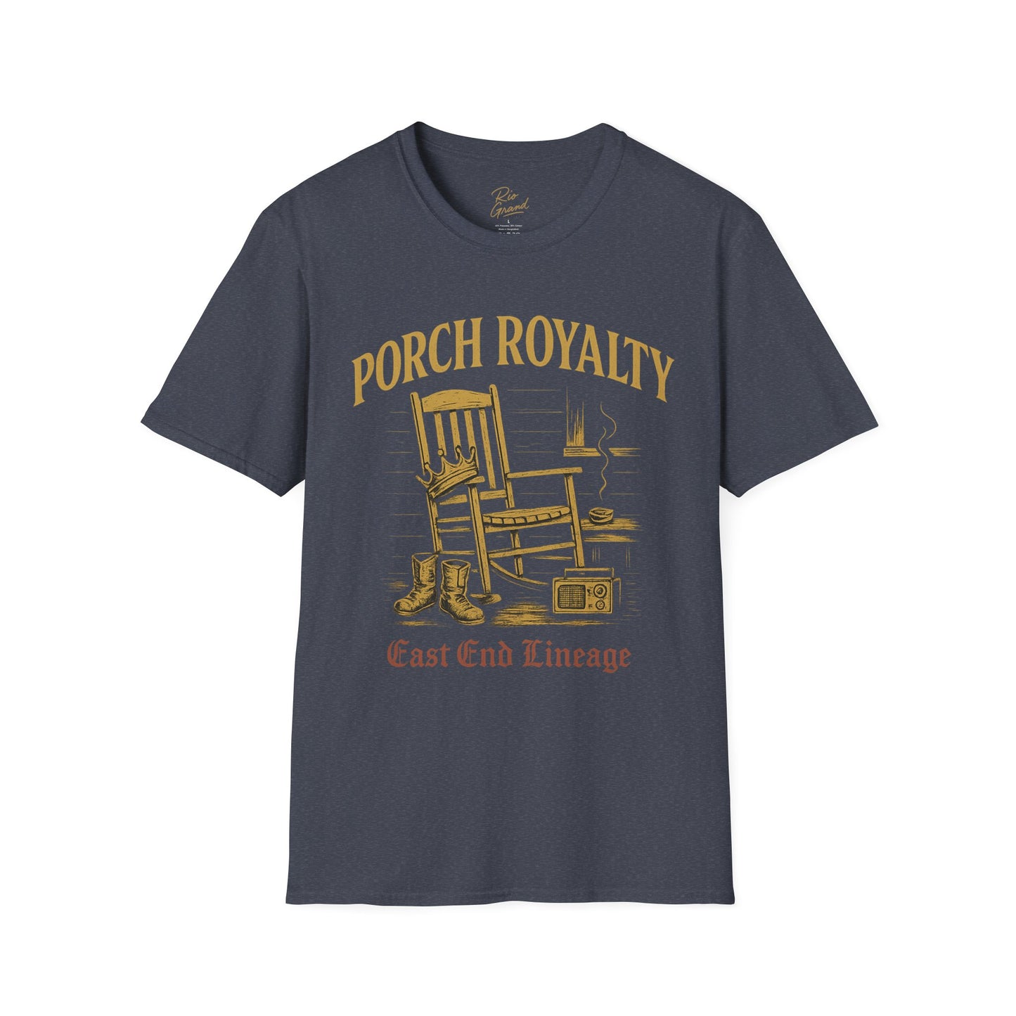 Porch Royalty T-Shirt, Comfortable Graphic Tee, Perfect for Relaxing, Gift for Nature Lovers, Ideal for Casual Wear, Summer Vibes, [...]