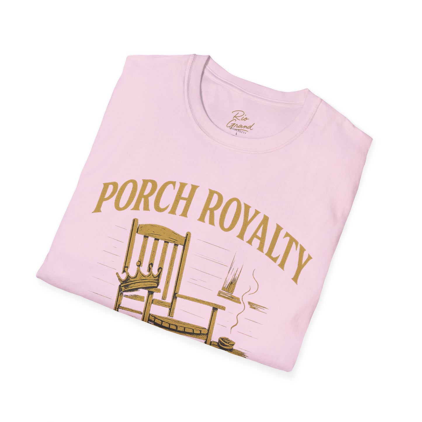 Porch Royalty T-Shirt, Comfortable Graphic Tee, Perfect for Relaxing, Gift for Nature Lovers, Ideal for Casual Wear, Summer Vibes, [...]