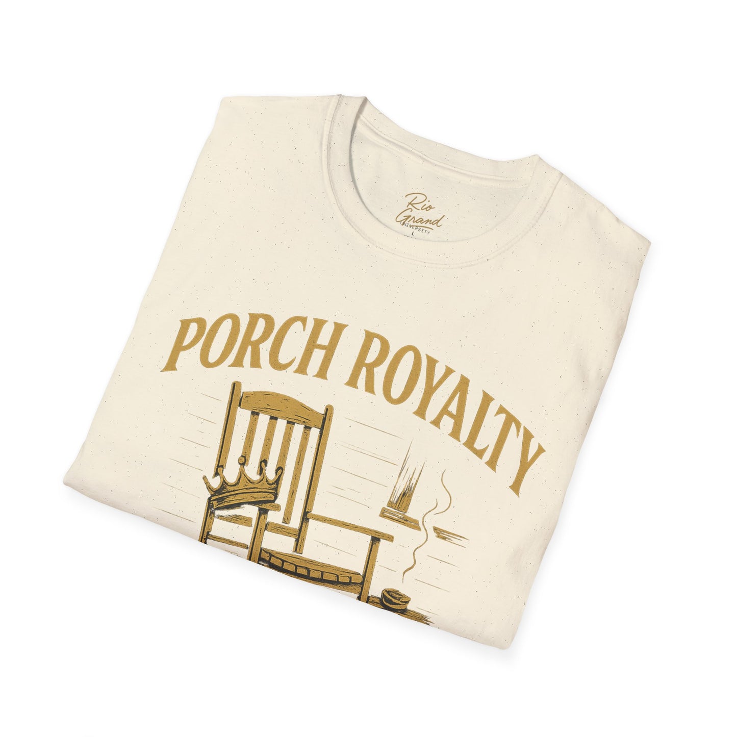 Porch Royalty T-Shirt, Comfortable Graphic Tee, Perfect for Relaxing, Gift for Nature Lovers, Ideal for Casual Wear, Summer Vibes, [...]