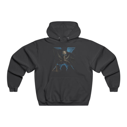 Men's Skull Graphic Hoodie, Cozy Sweatshirt for Halloween, Casual Wear, Perfect Gift for Horror Fans, Streetwear, Unisex Sweatshirt