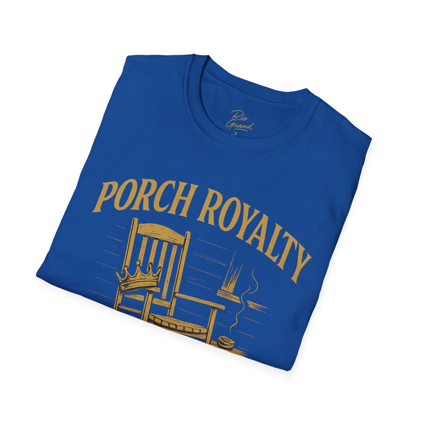 Porch Royalty T-Shirt, Comfortable Graphic Tee, Perfect for Relaxing, Gift for Nature Lovers, Ideal for Casual Wear, Summer Vibes, [...]