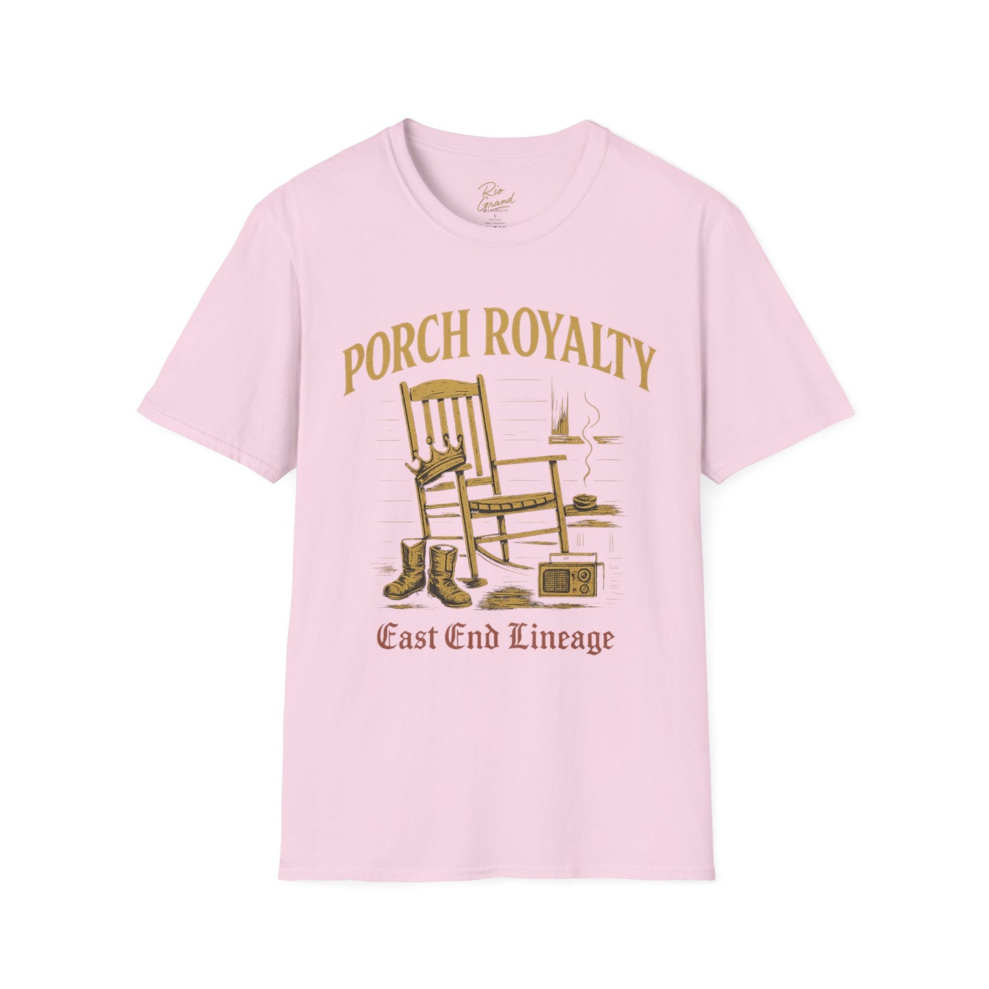 Porch Royalty T-Shirt, Comfortable Graphic Tee, Perfect for Relaxing, Gift for Nature Lovers, Ideal for Casual Wear, Summer Vibes, [...]