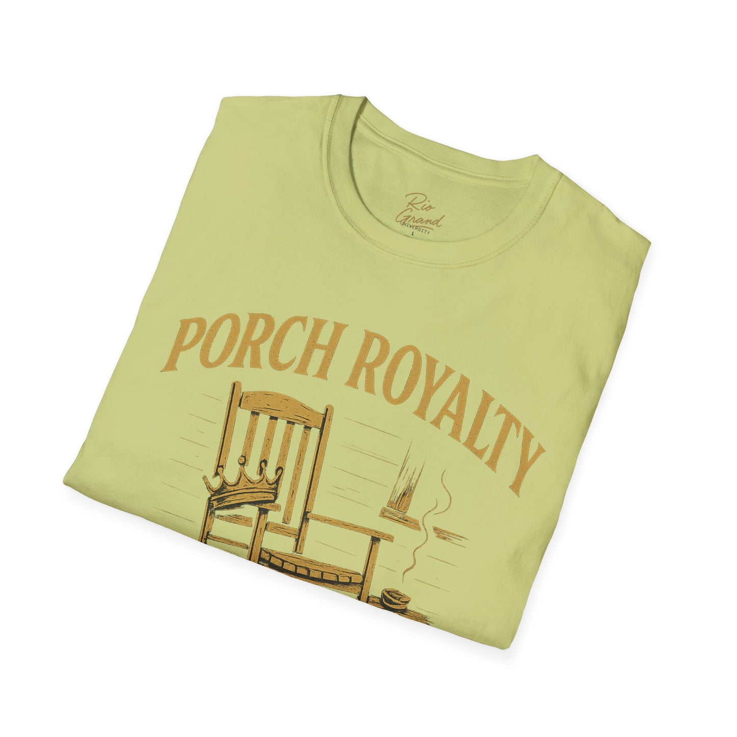 Porch Royalty T-Shirt, Comfortable Graphic Tee, Perfect for Relaxing, Gift for Nature Lovers, Ideal for Casual Wear, Summer Vibes, [...]